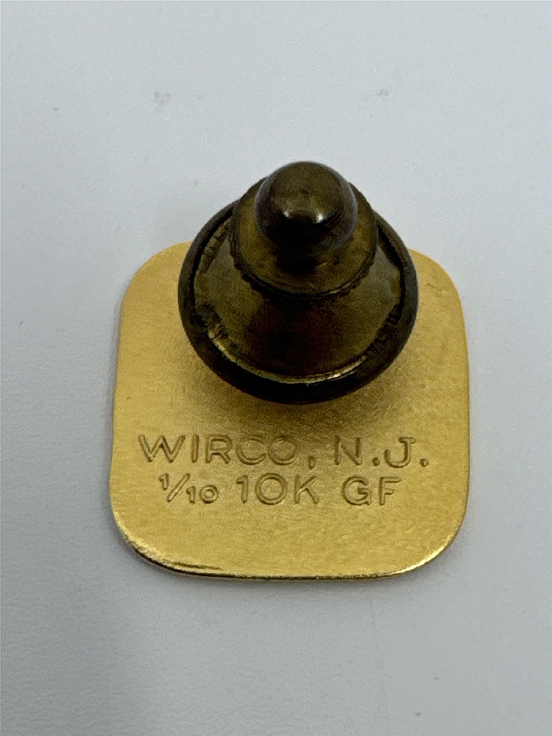 Vintage U.S. Post Office 35 Year U.S. Mail Service Pin WIRCO, N.J. 1/10 10K GF