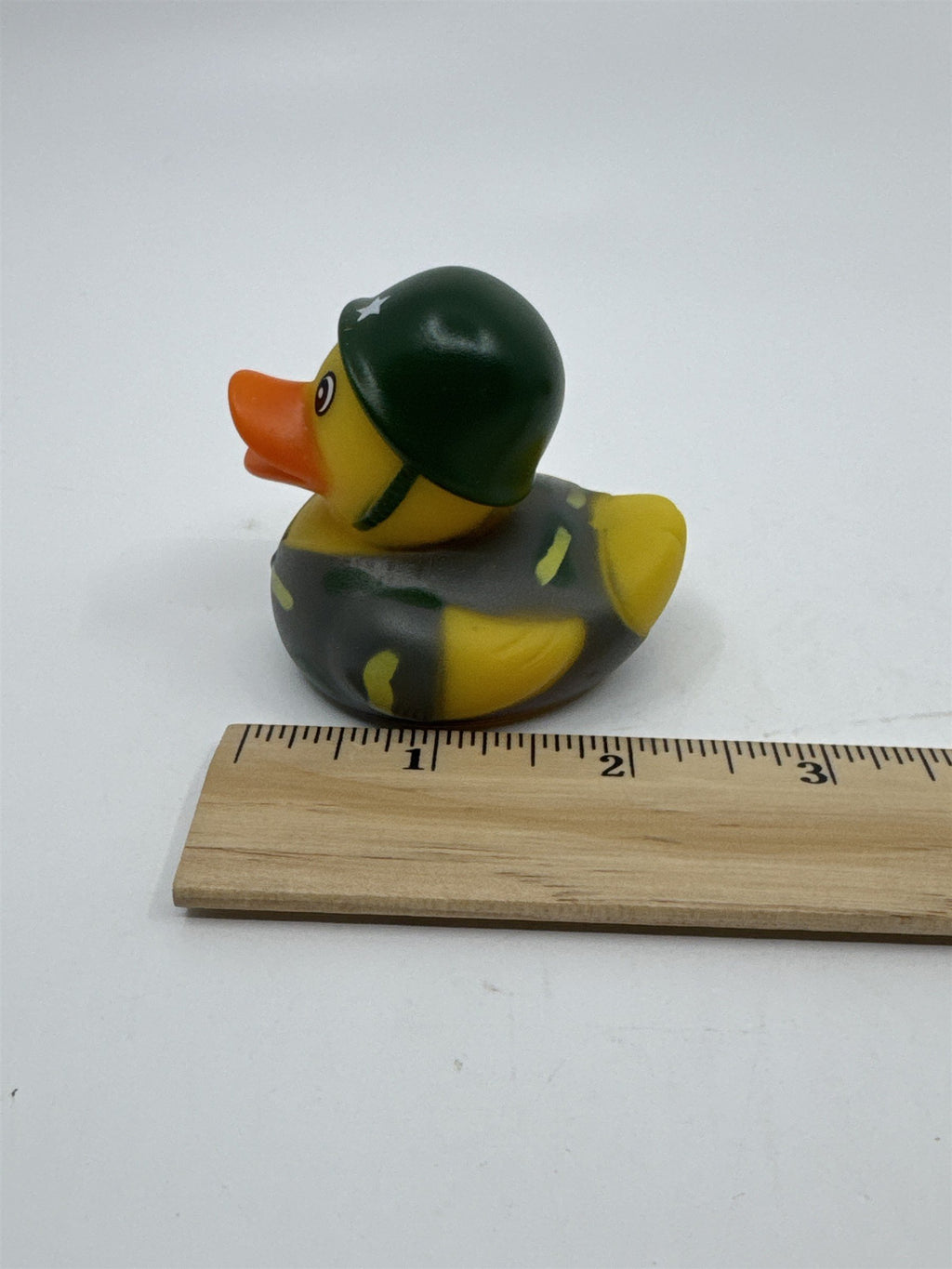 Set of Four Mini Rubber Ducks Army, Marine, Cheetah, Tiger Print Jeep Ducking