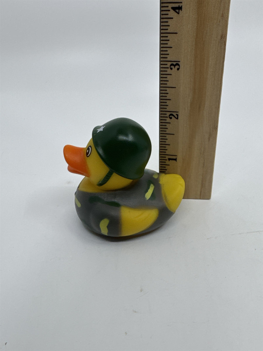 Set of Four Mini Rubber Ducks Army, Marine, Cheetah, Tiger Print Jeep Ducking