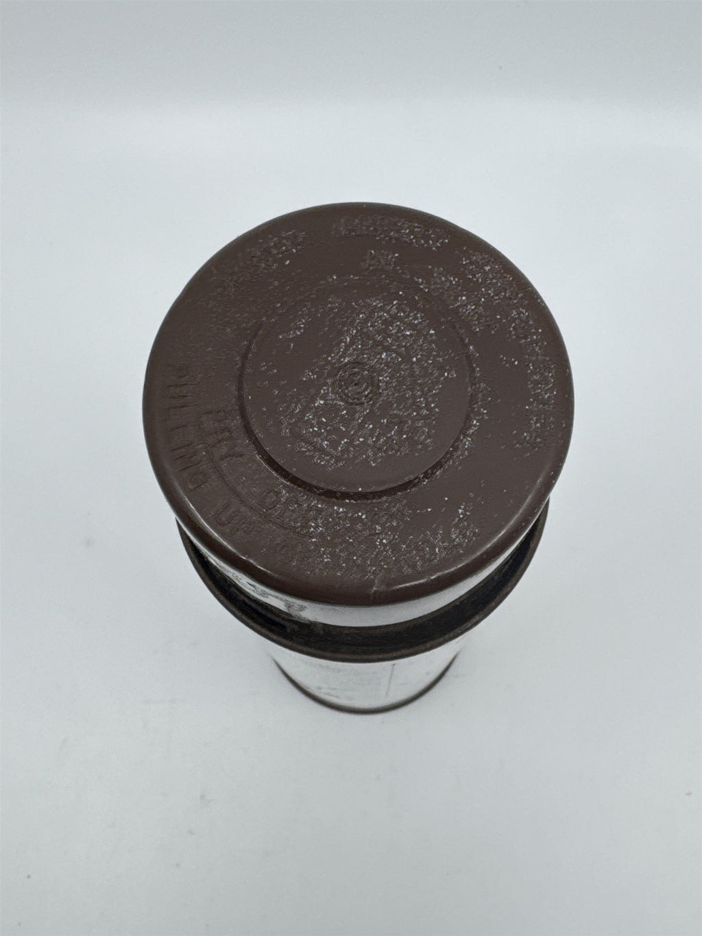 Krylon Interior/Exterior Leather Brown Enamel Spray Paint Can 1/2 Full