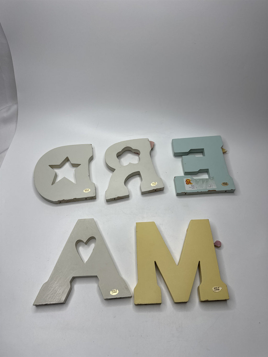 Vintage Wooden DREAM Letters Home Interiors Kids Room Wall Hanging Nursery