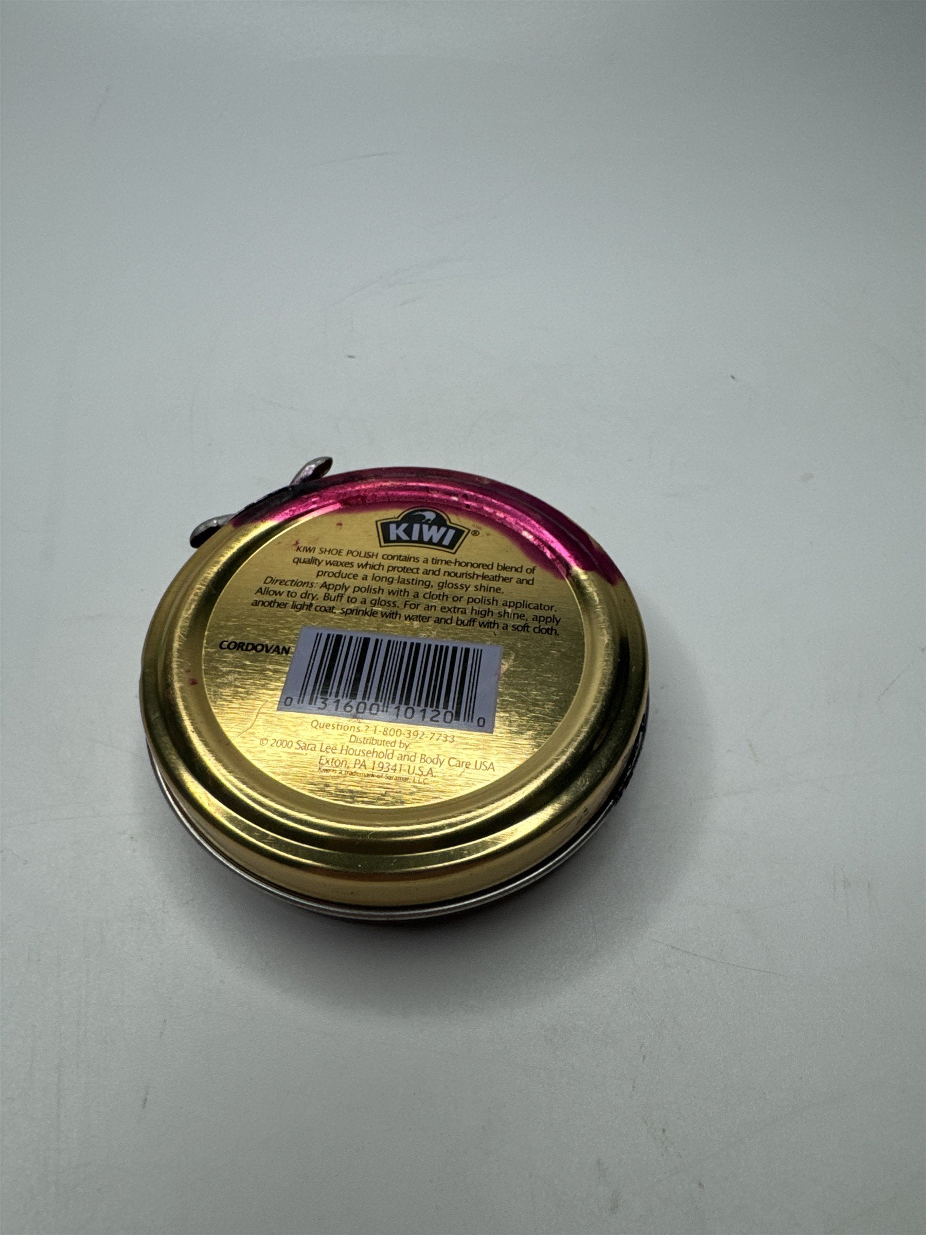 Vintage Kiwi Shoe Polish Cordovian Empty Tin (Has Some Left)