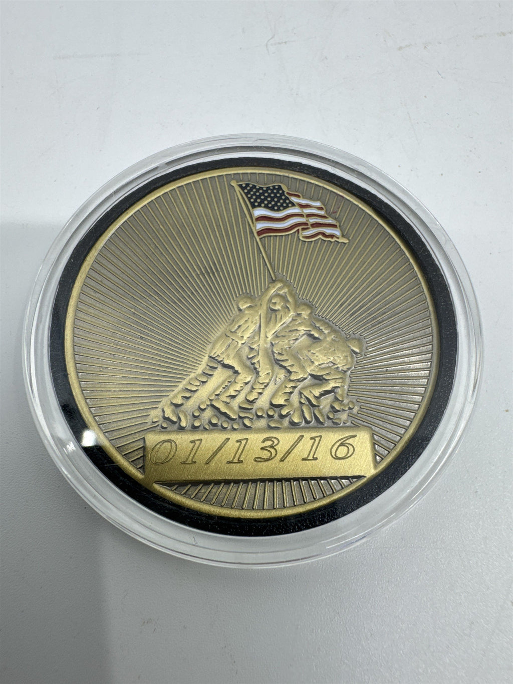 United States Marine Corps The Crucible Challenge Coin 01/13/16 in Plastic