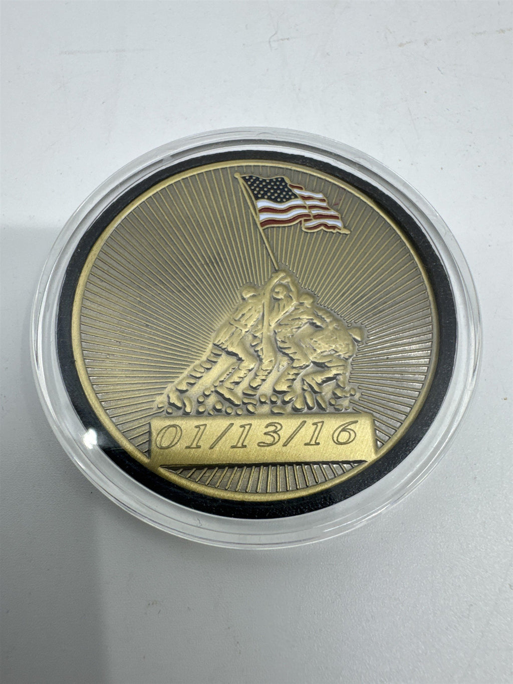 United States Marine Corps The Crucible Challenge Coin 01/13/16 in Plastic