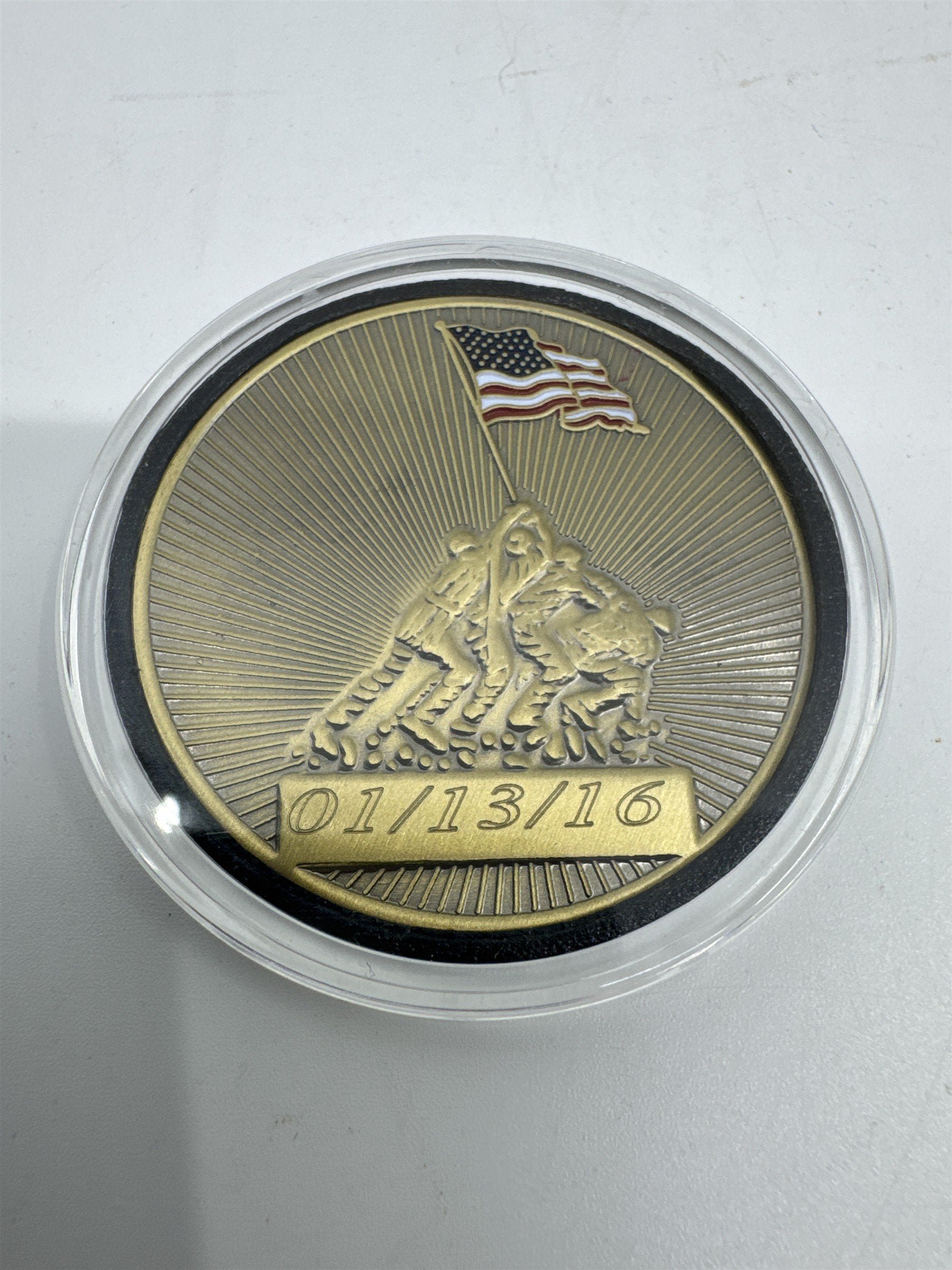United States Marine Corps The Crucible Challenge Coin 01/13/16 in Plastic