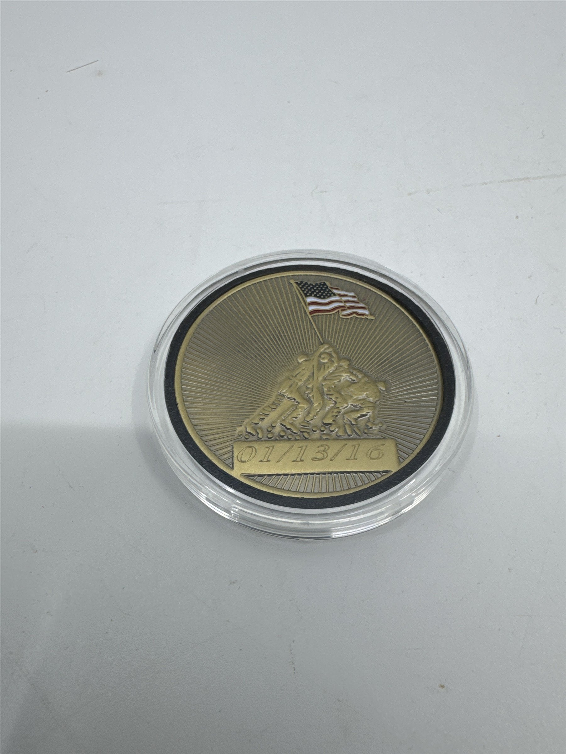United States Marine Corps The Crucible Challenge Coin 01/13/16 in Plastic