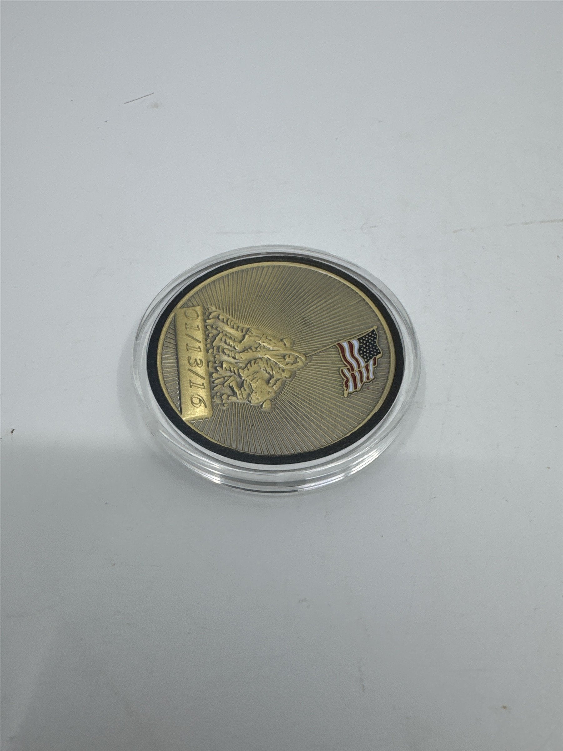 United States Marine Corps The Crucible Challenge Coin 01/13/16 in Plastic