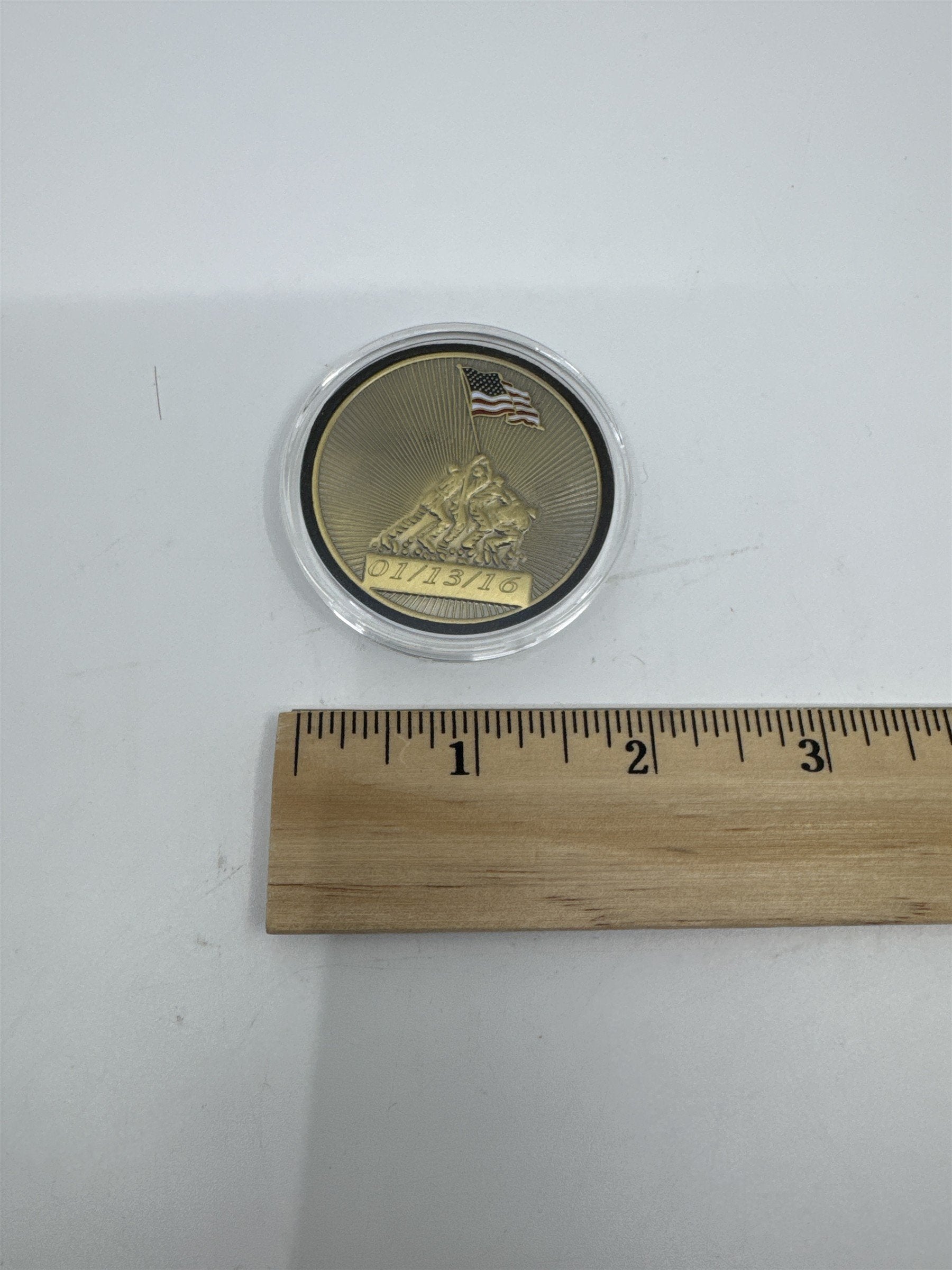 United States Marine Corps The Crucible Challenge Coin 01/13/16 in Plastic