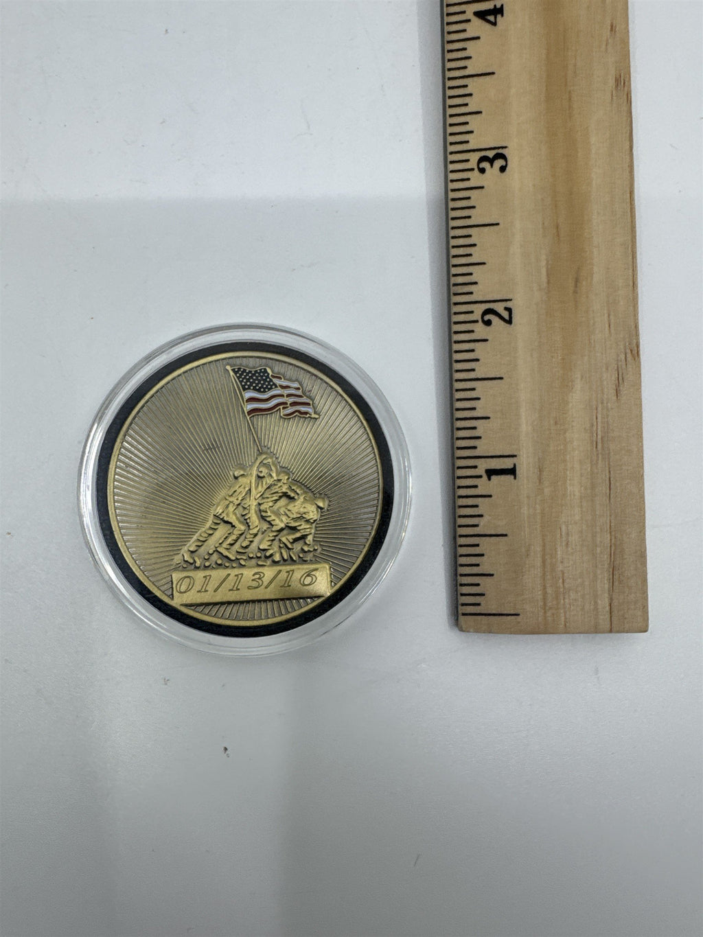 United States Marine Corps The Crucible Challenge Coin 01/13/16 in Plastic