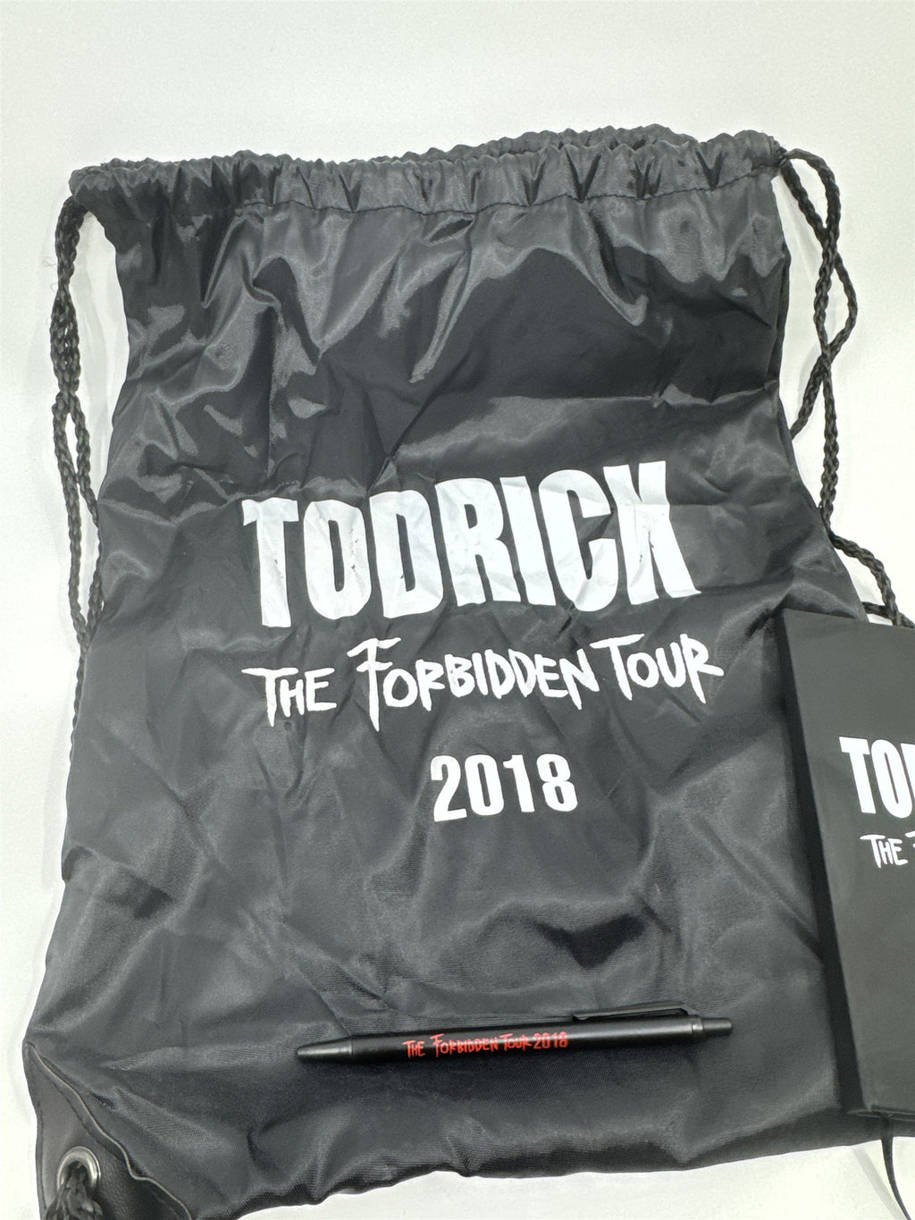 Todrick Hall The Forbidden Tour 2018 VIP Swag Bag /w Pen/Notebook/Patch