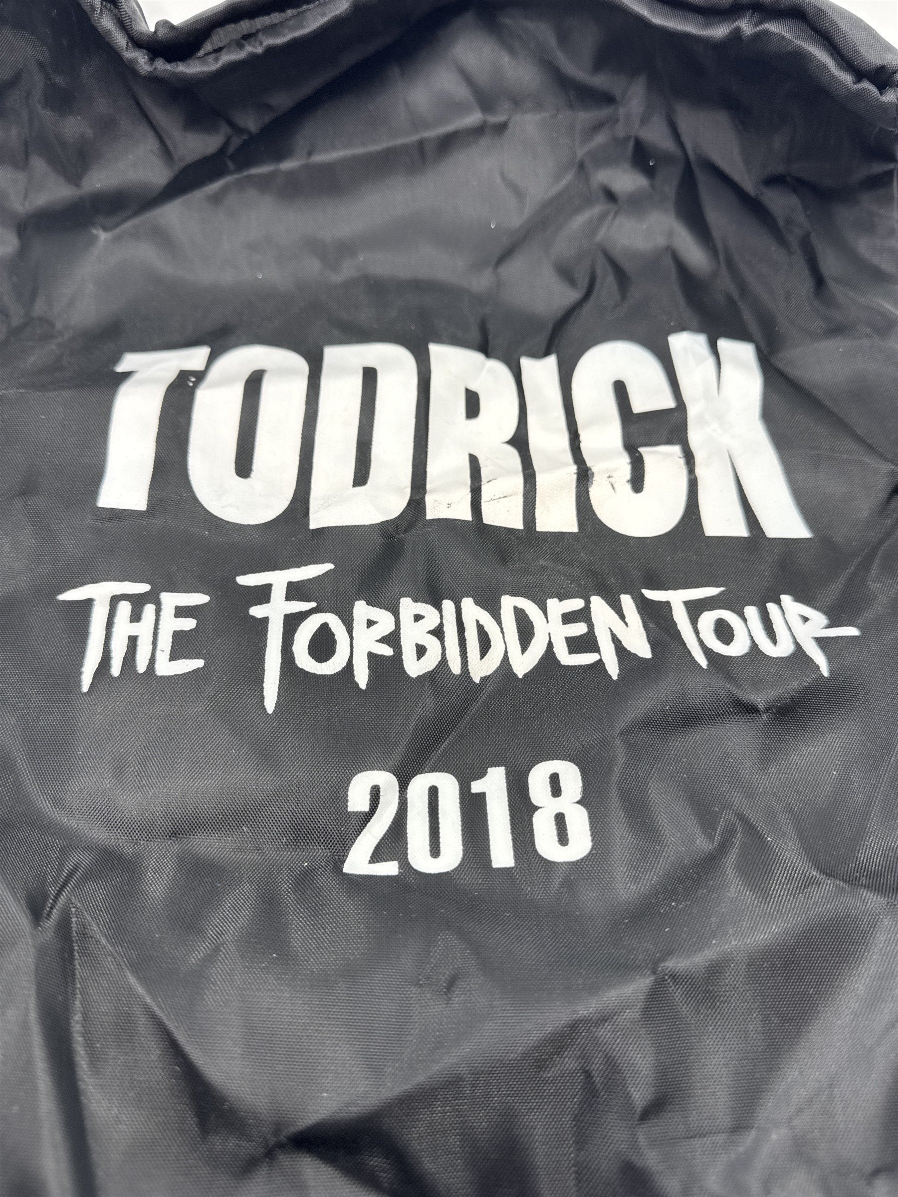 Todrick Hall The Forbidden Tour 2018 VIP Drawstring Bag Giveaway Tour Merch