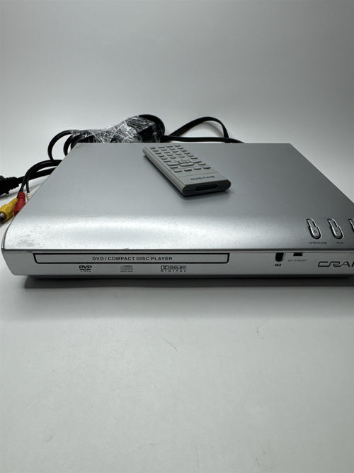 Craig Compact DVD/CD-RW/CD-R Player with Remote Control Silver (Model: CVD327)