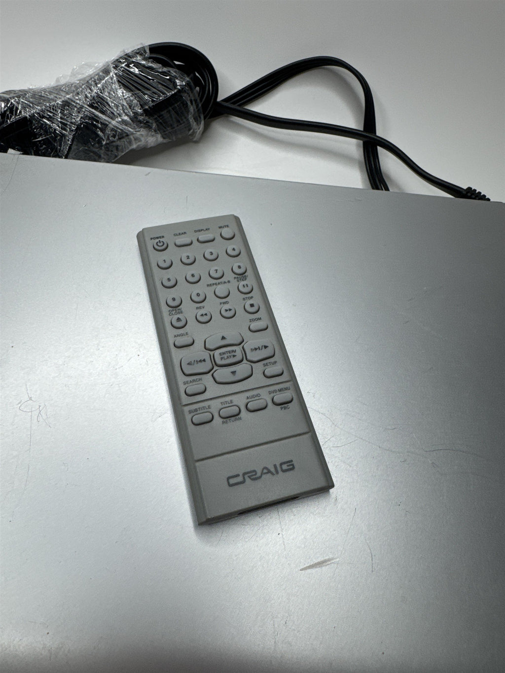 Craig Compact DVD/CD-RW/CD-R Player with Remote Control Silver (Model: CVD327)