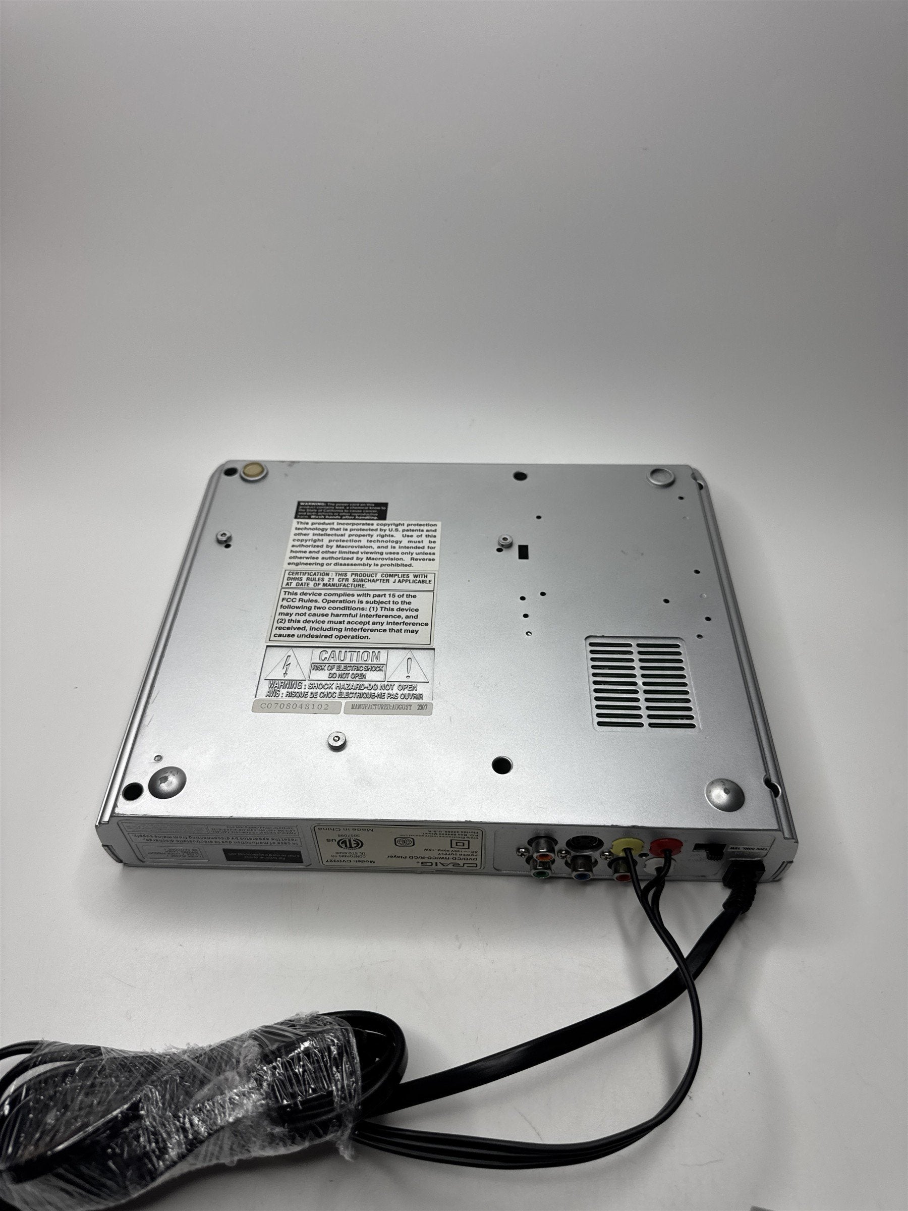 Craig Compact DVD/CD-RW/CD-R Player with Remote Control Silver (Model: CVD327)