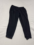 Mens Adidas Black XL Sweatpants 3 Stripes Black on Black Stealth Joggers
