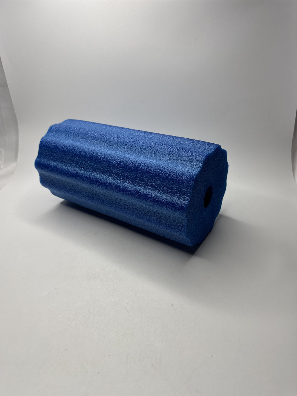 11" Blue Ridged Foam Roller Low Density Roller for Muscles Back Pain Shoulder