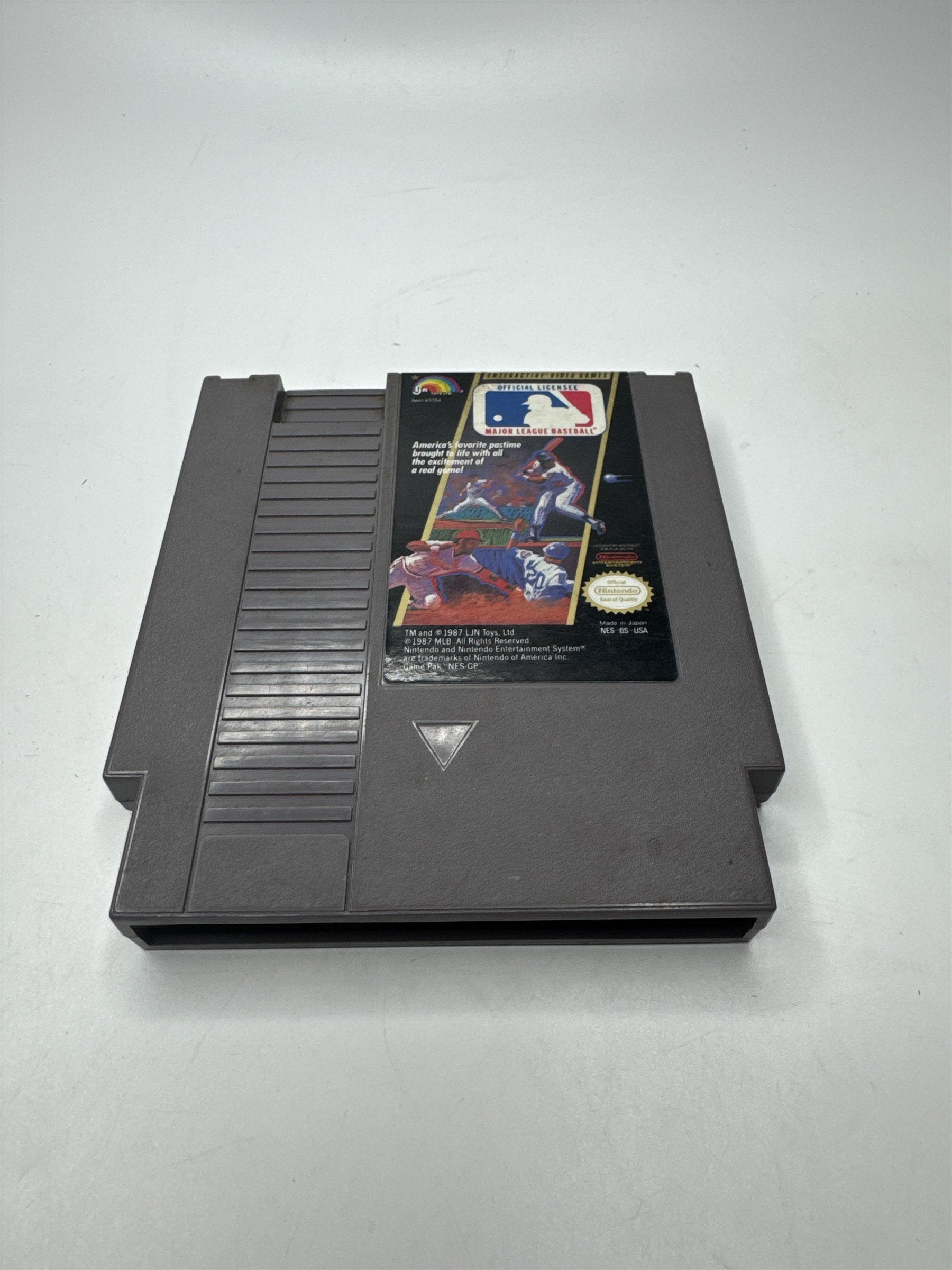 Nintendo NES Enteractive Major League Baseball Video Game 1987 NES-BS-USA