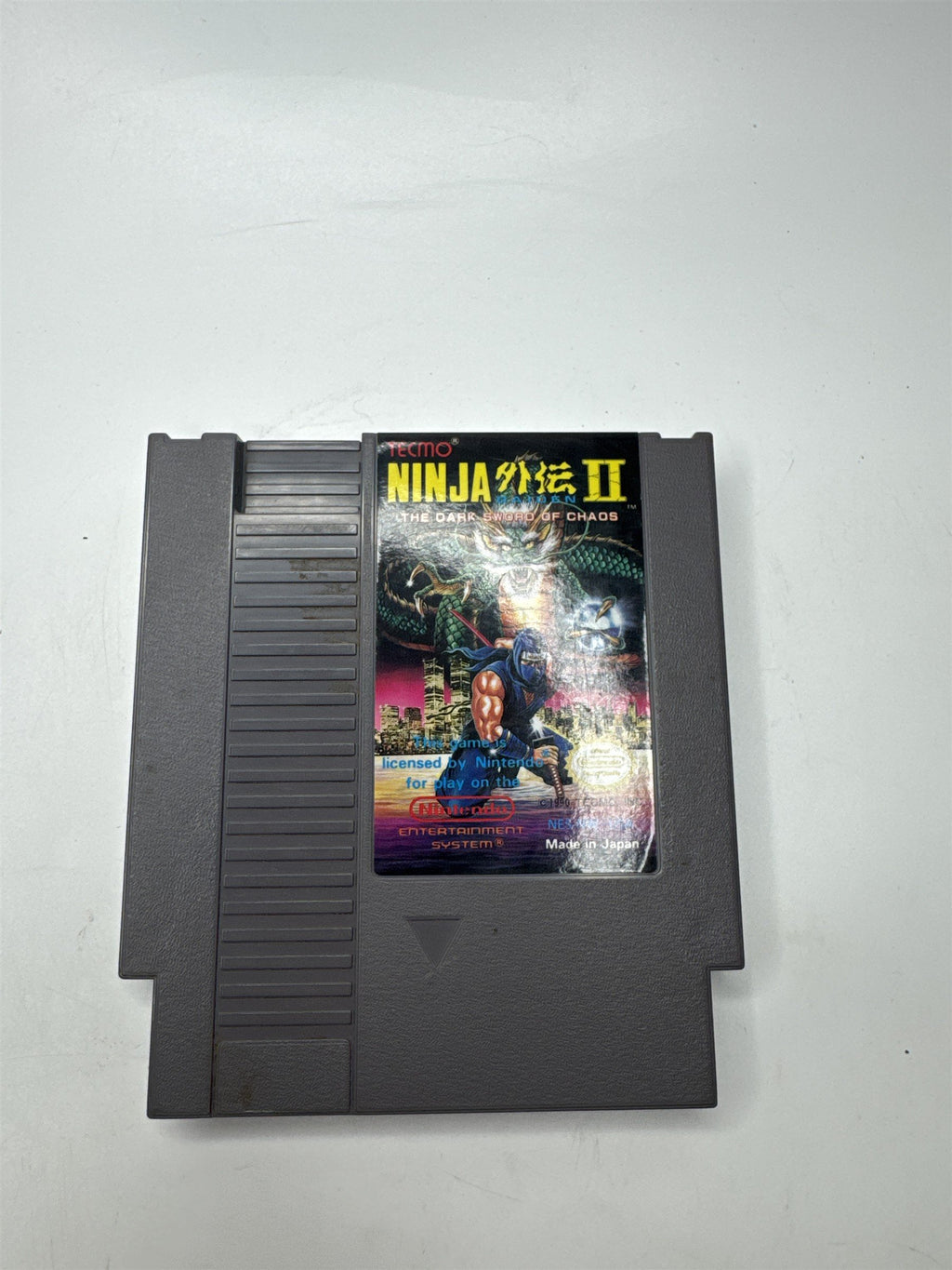 Nintendo NES Tecmo Ninja Gaiden II NES-NW-USA Video Game