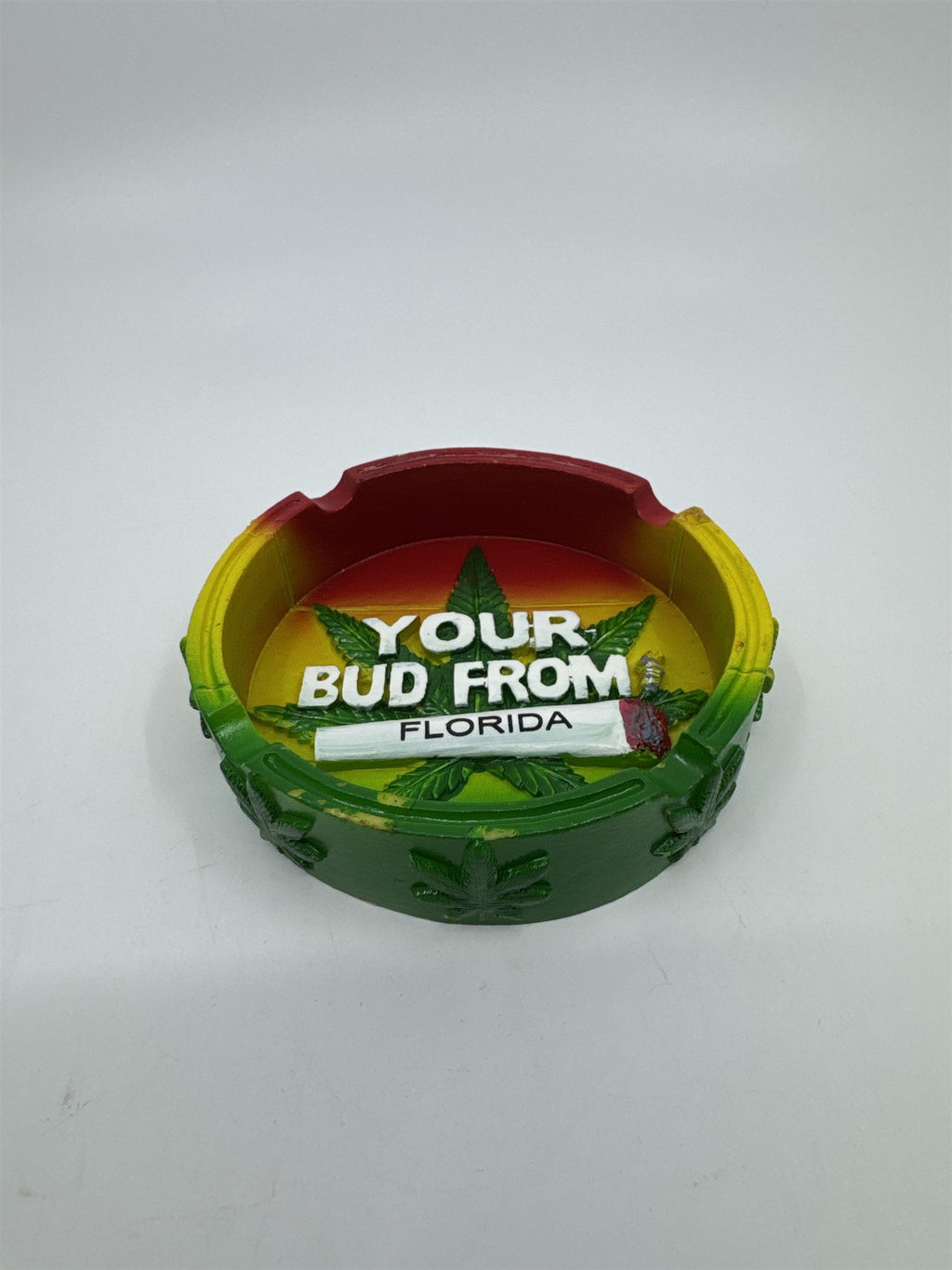 Your Bud From Florida 4/20 Themed Polyresin Ashtray