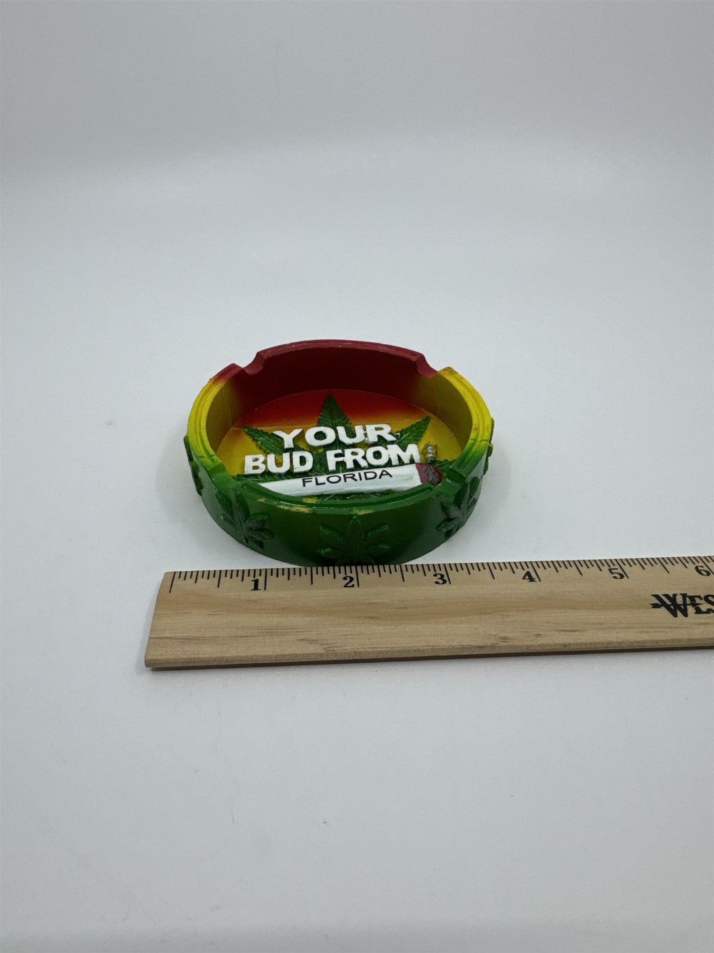Your Bud From Florida 4/20 Themed Polyresin Ashtray