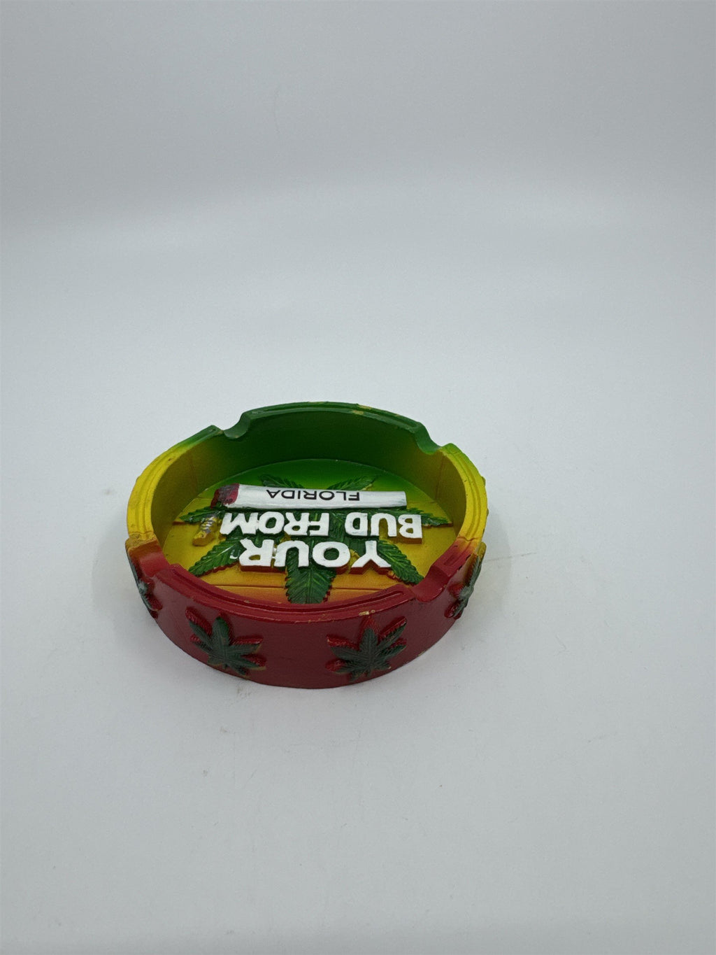 Your Bud From Florida 4/20 Themed Polyresin Ashtray