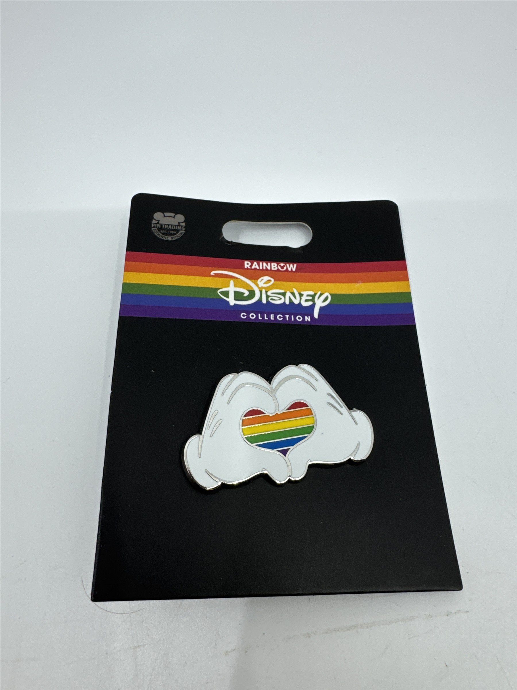 Walt Disney World Rainbow Collection LOVE Mickey Hands Pin Pride Trading Pin