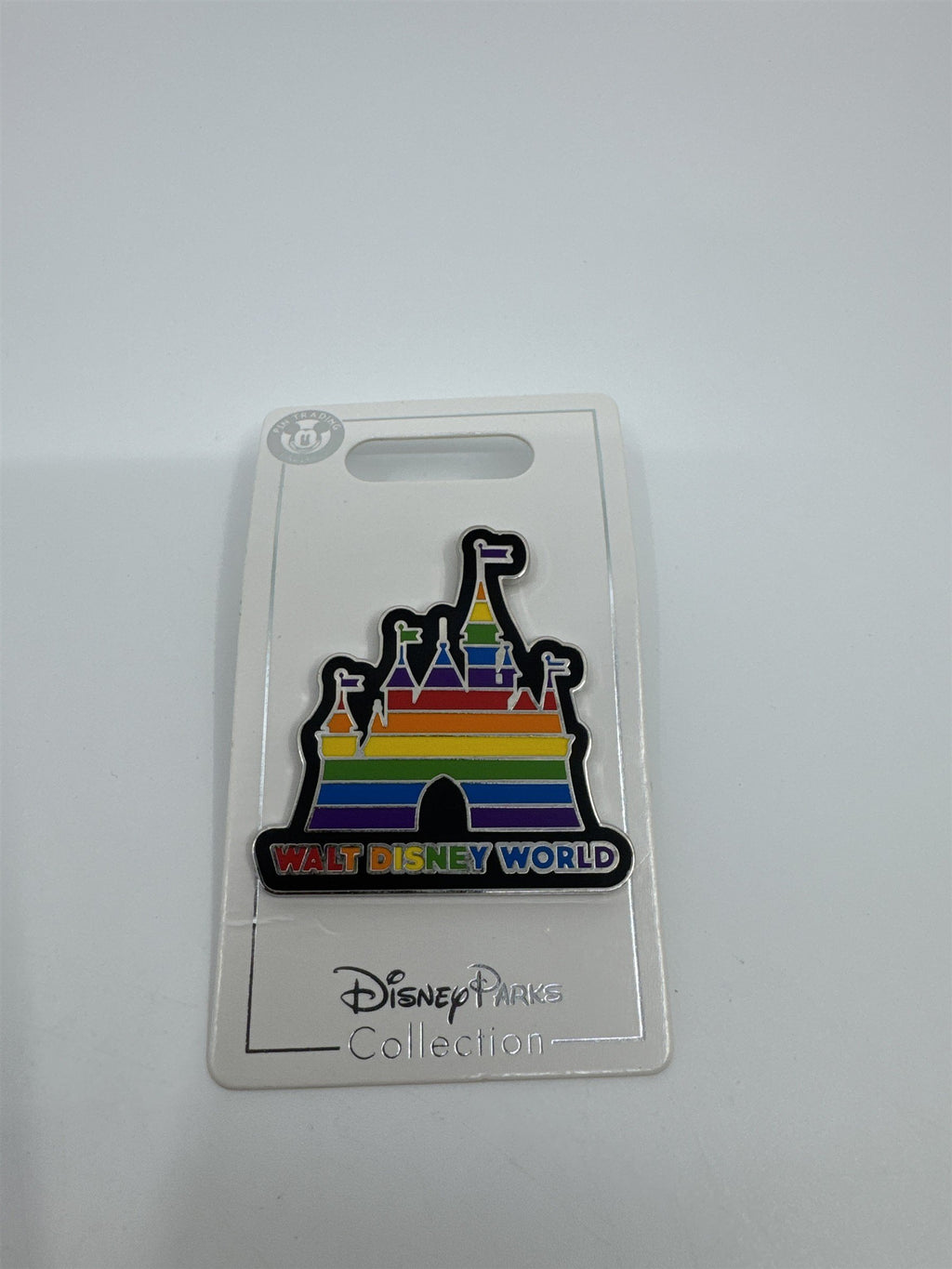 Walt Disney World Rainbow Collection LOVE Castle Pin Pride Trading Pin