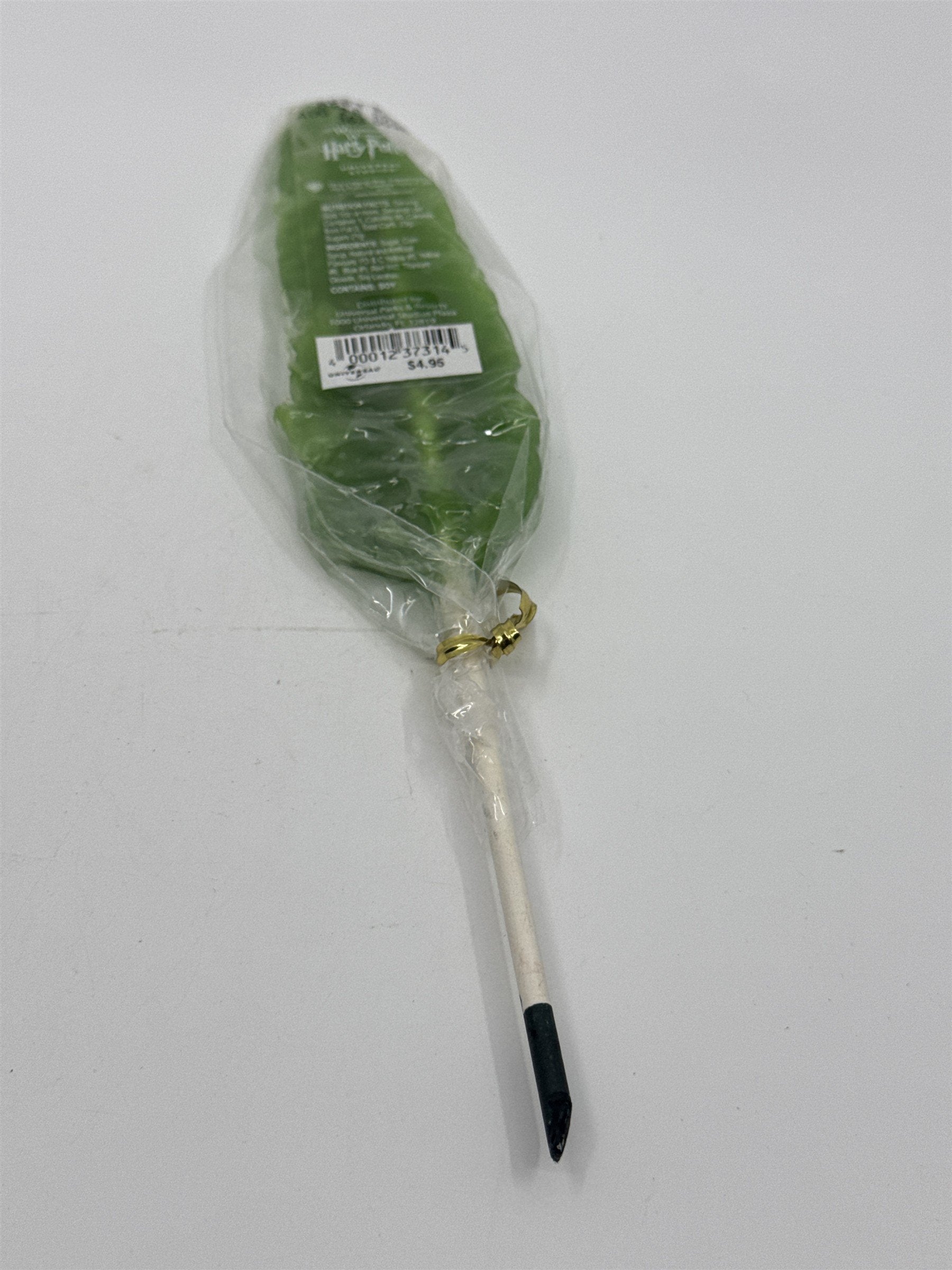 Harry Potter Universal Studios Sugar Quill Green Candy Owl Quill (Expired 2017!)