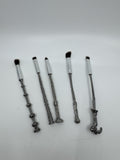 Set of 5 Magic Wand Wizard Makeup Brush Set Small Sized Brush Kit