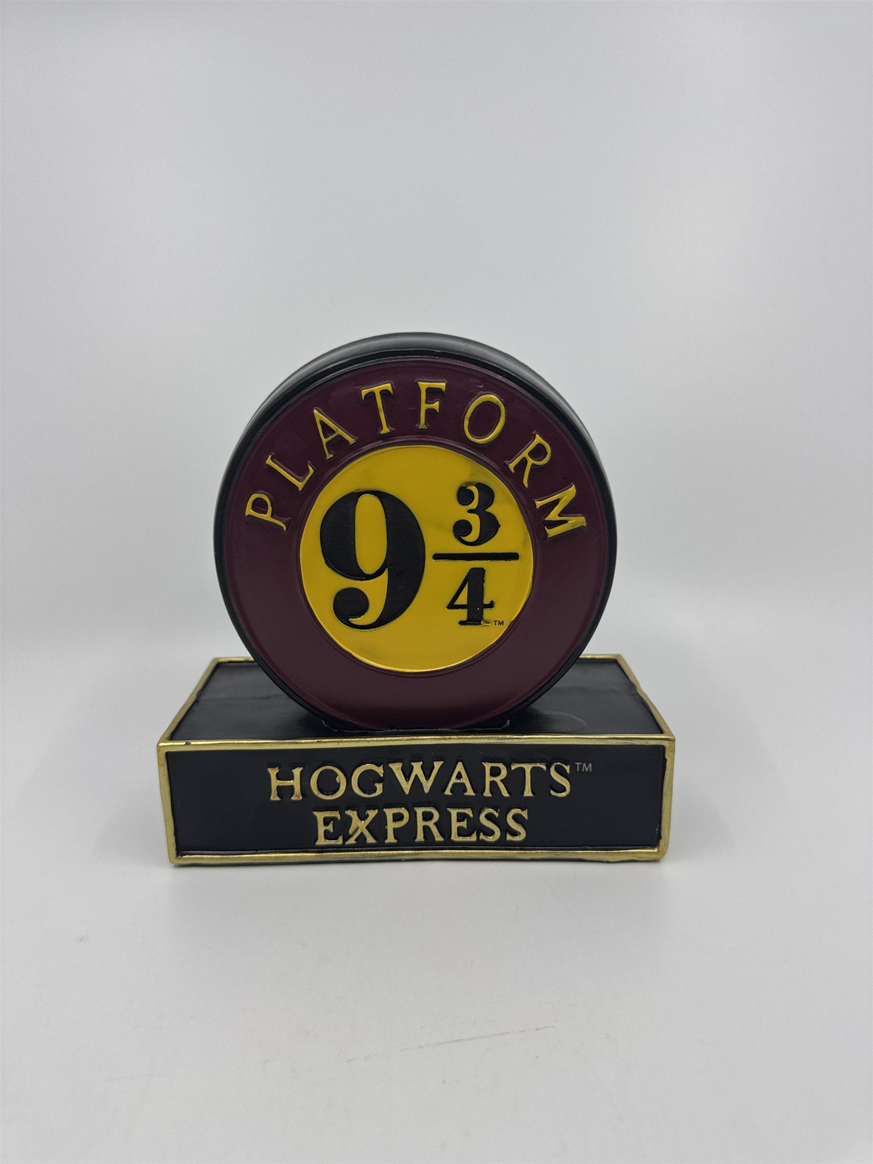 Harry Potter HOGWARTS EXPRESS Platform 9 3/4 Piggy Coin Bank Collectible