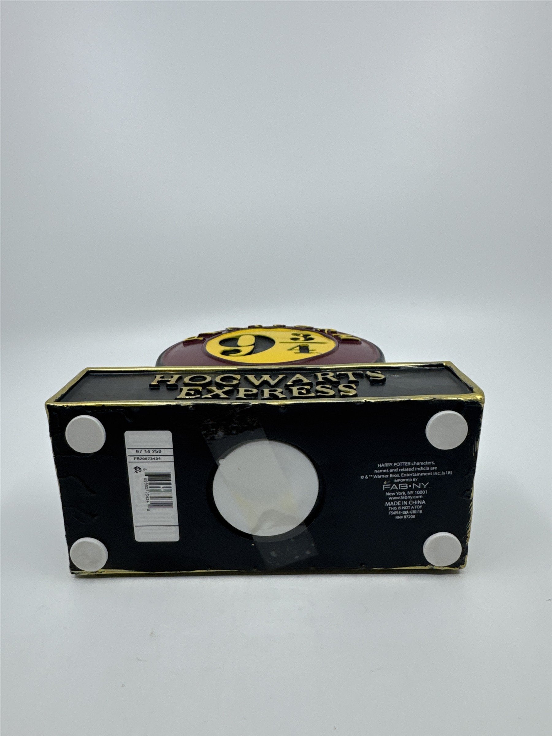 Harry Potter HOGWARTS EXPRESS Platform 9 3/4 Piggy Coin Bank Collectible