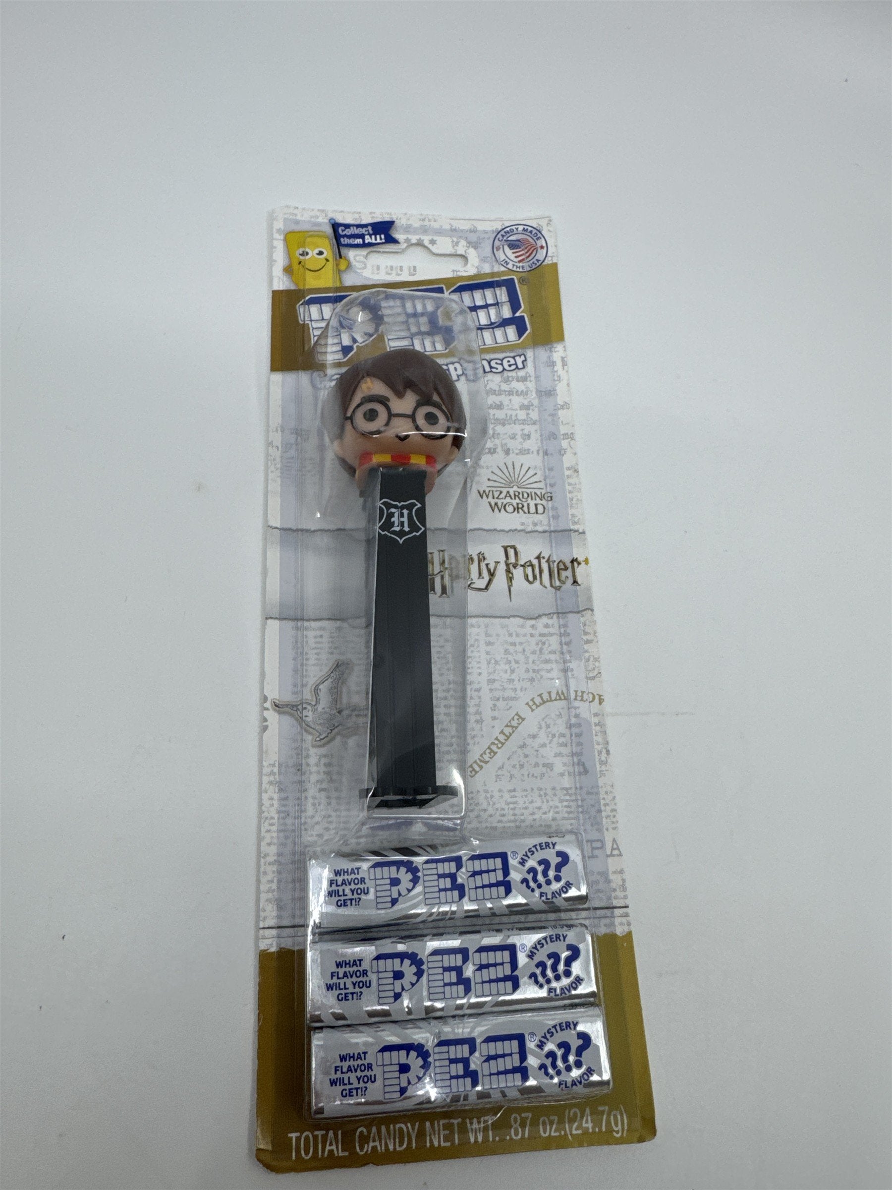 Wizarding World of Harry Pottery Pez Dispenser Mystery Flavor Expired 04/2025