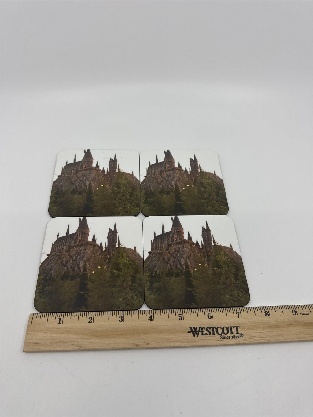 Set of 4 Harry Potter Hogwarts Castle (Florida) Coasters from Shutterfly