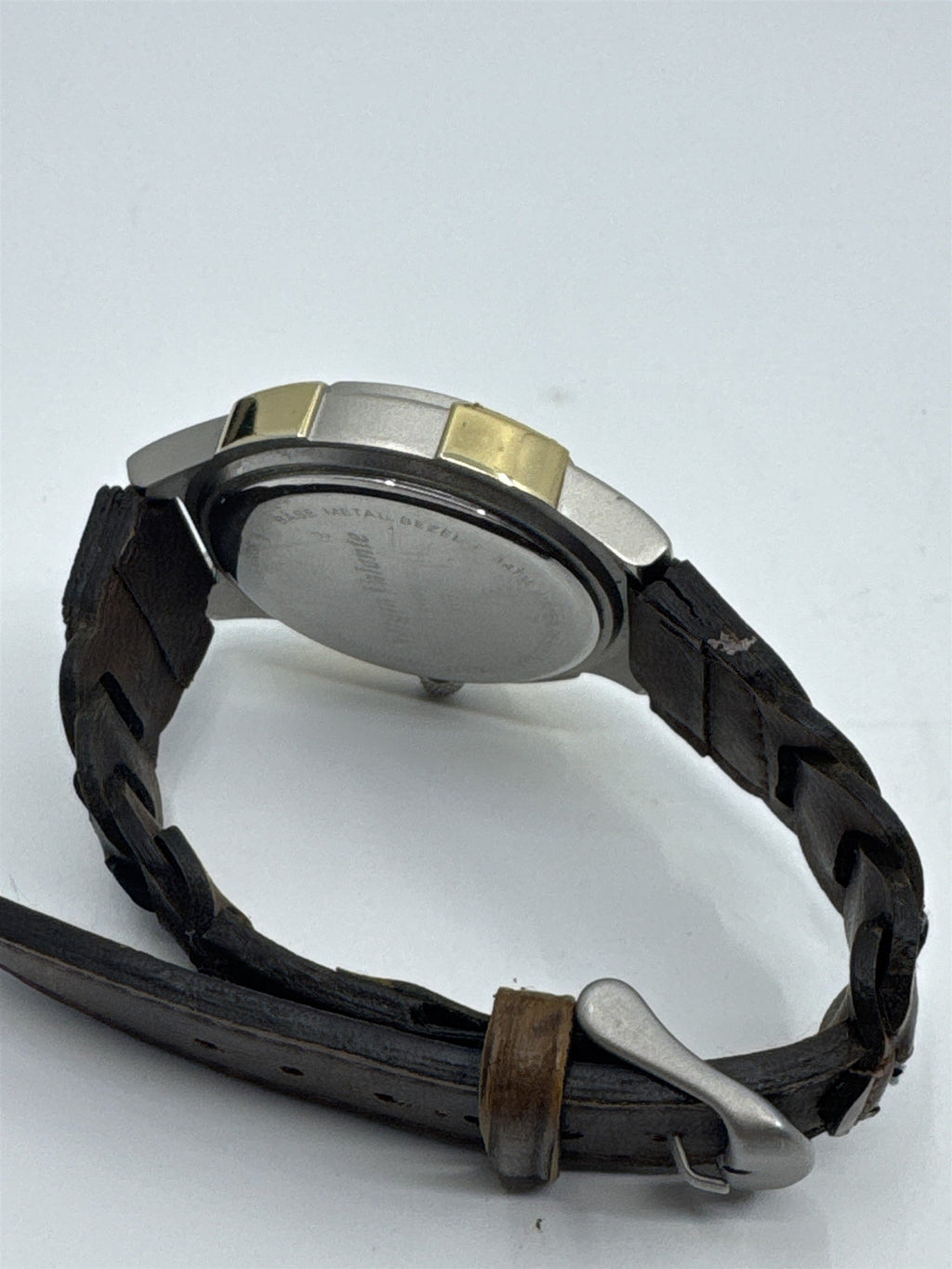 Sergio Valente Men's Watch Longhorn Brown Metal Gold Water Resistant