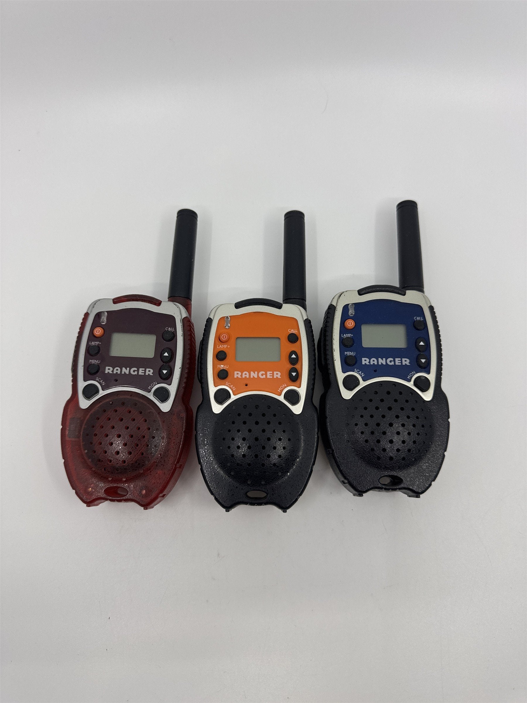 Set of 3 RANGER Vintage Two-Ray Radio Communication Devices Walkie Talkies