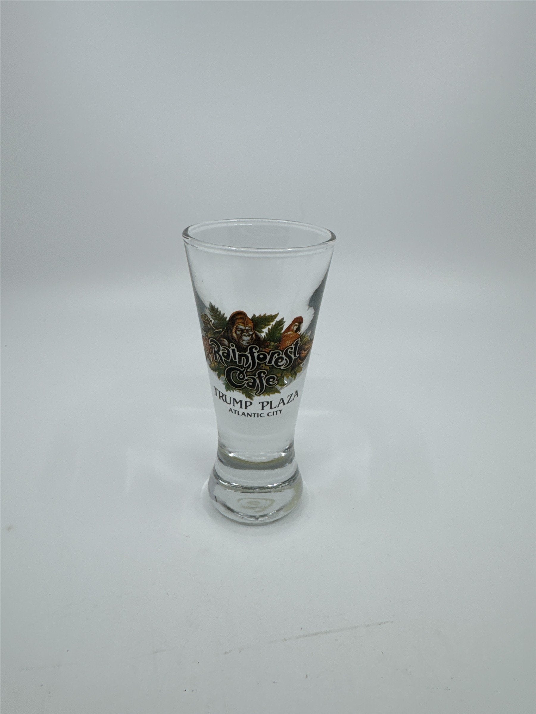 Trump Plaza Rainforest Cafe Shooter Glass