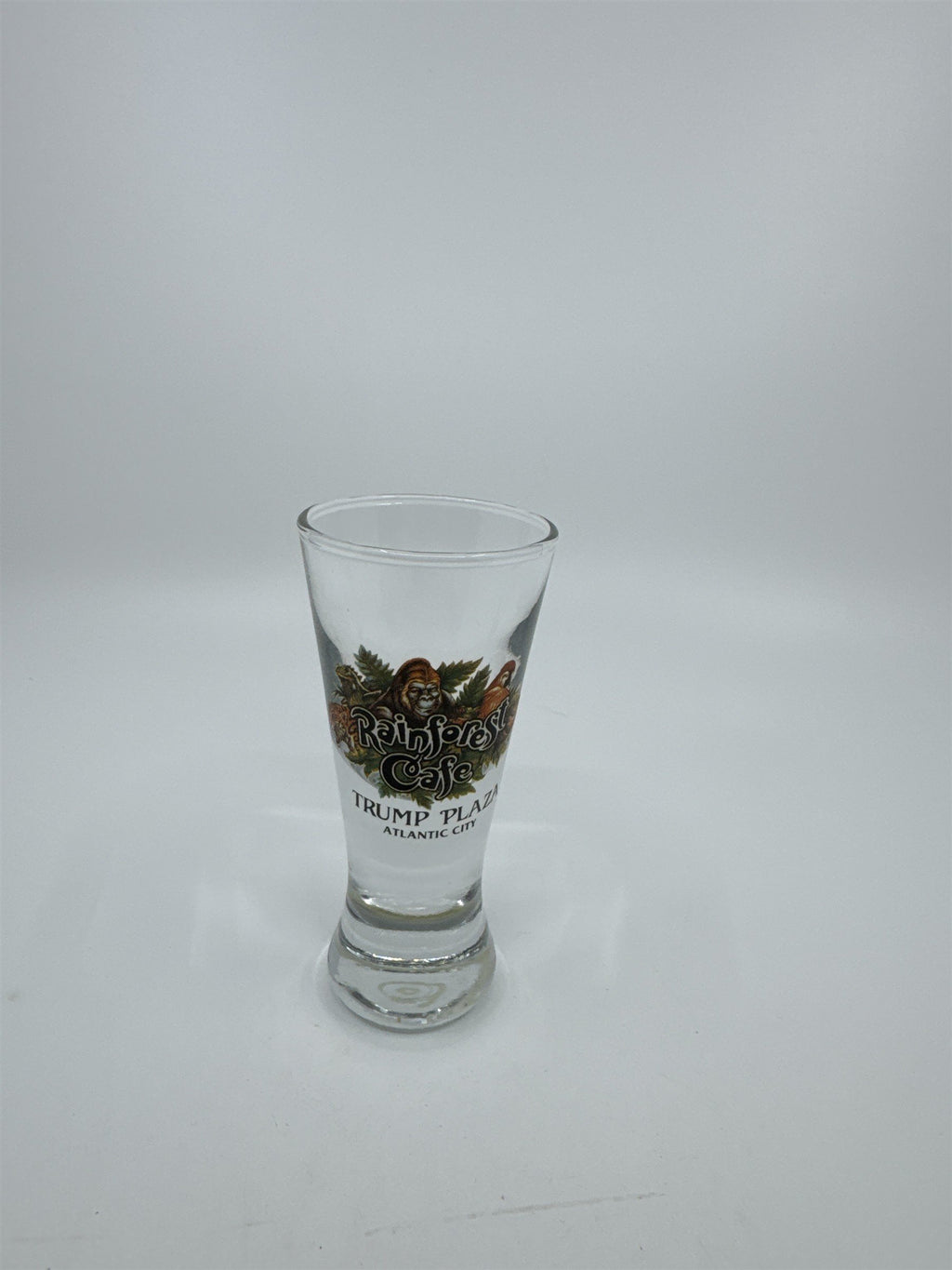 Trump Plaza Rainforest Cafe Shooter Glass