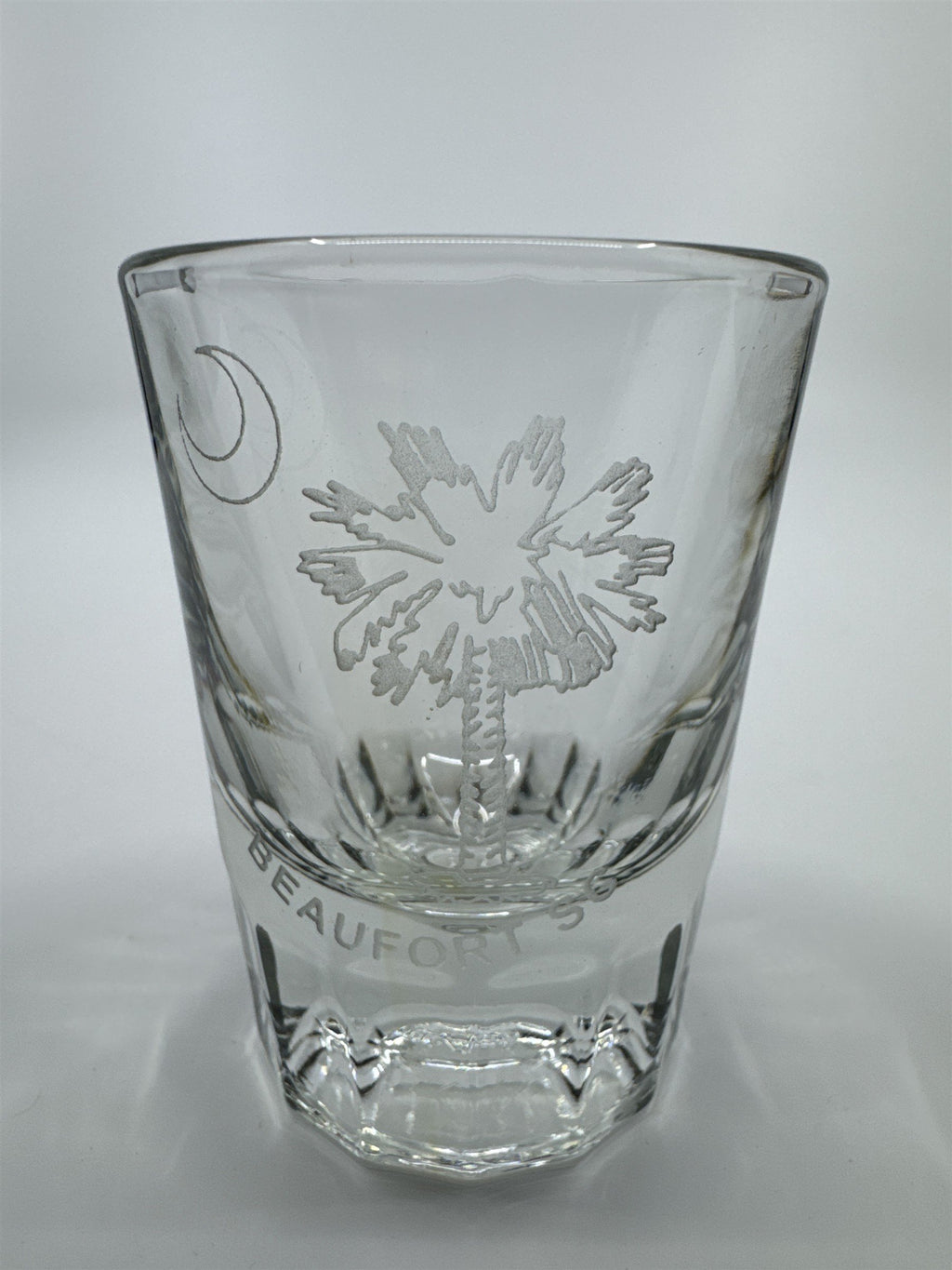 Beaufort SC South Carolina Shot Glass Souvenir Heavy Glass or Crystal USA-Made