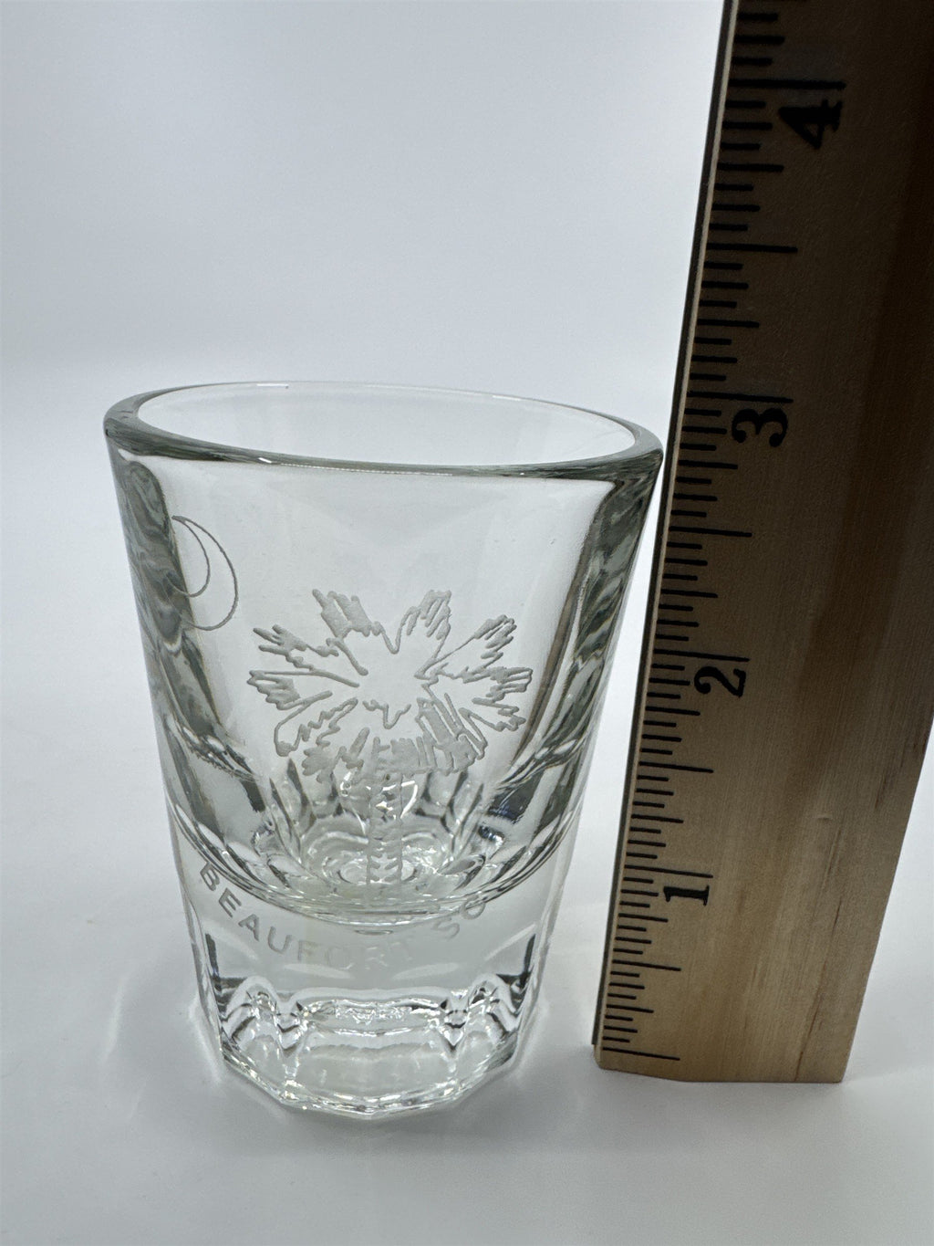 Beaufort SC South Carolina Shot Glass Souvenir Heavy Glass or Crystal USA-Made