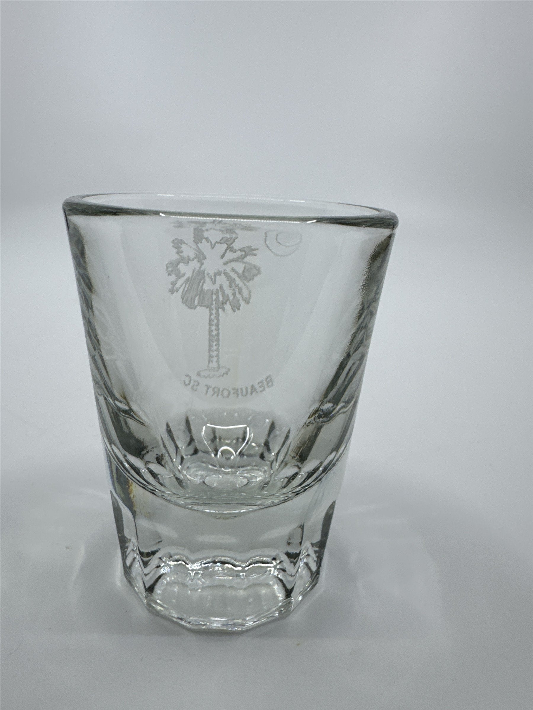 Beaufort SC South Carolina Shot Glass Souvenir Heavy Glass or Crystal USA-Made