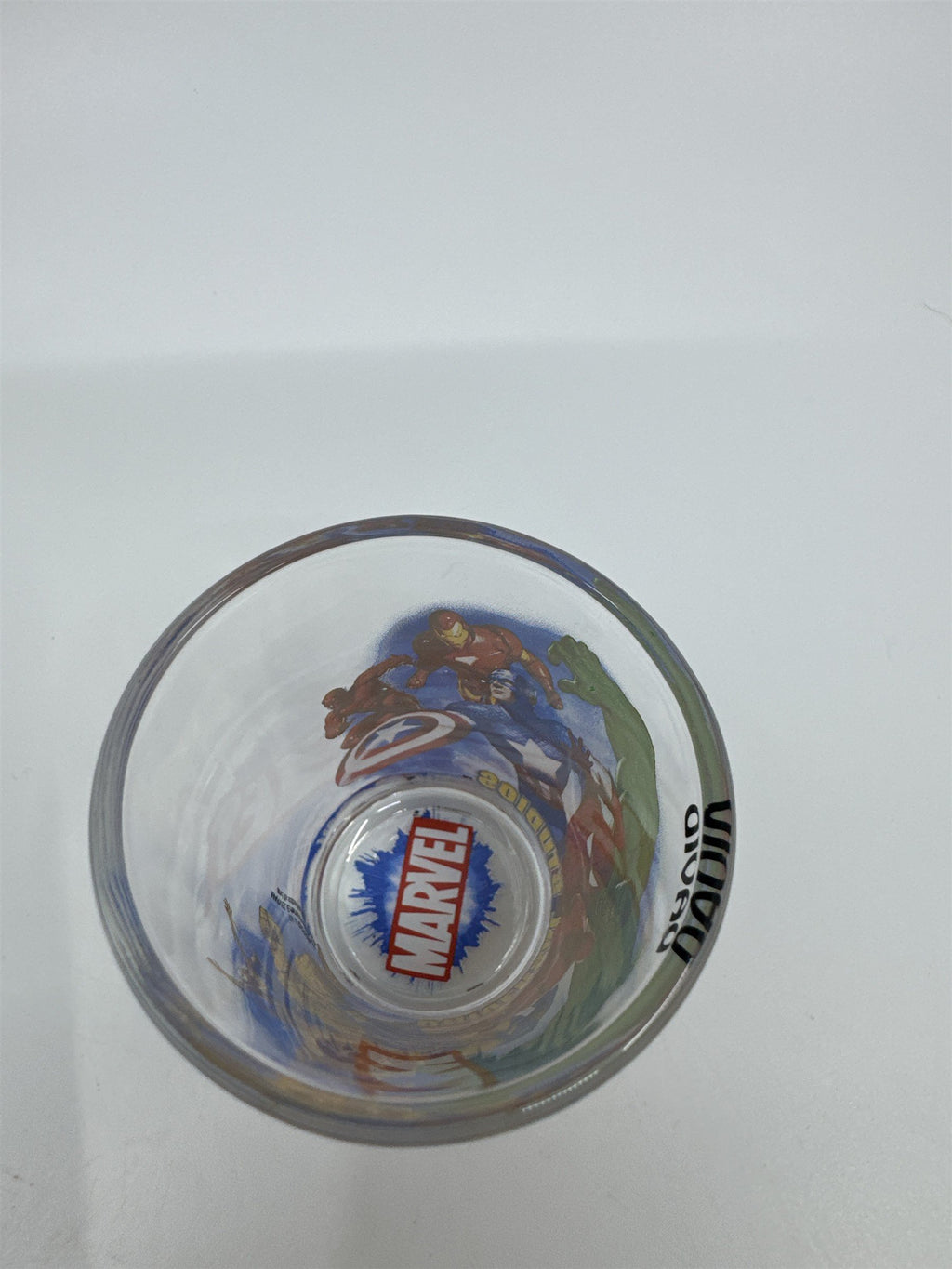 Universal Studios Marvel Shot Glass for David Name Printed on It