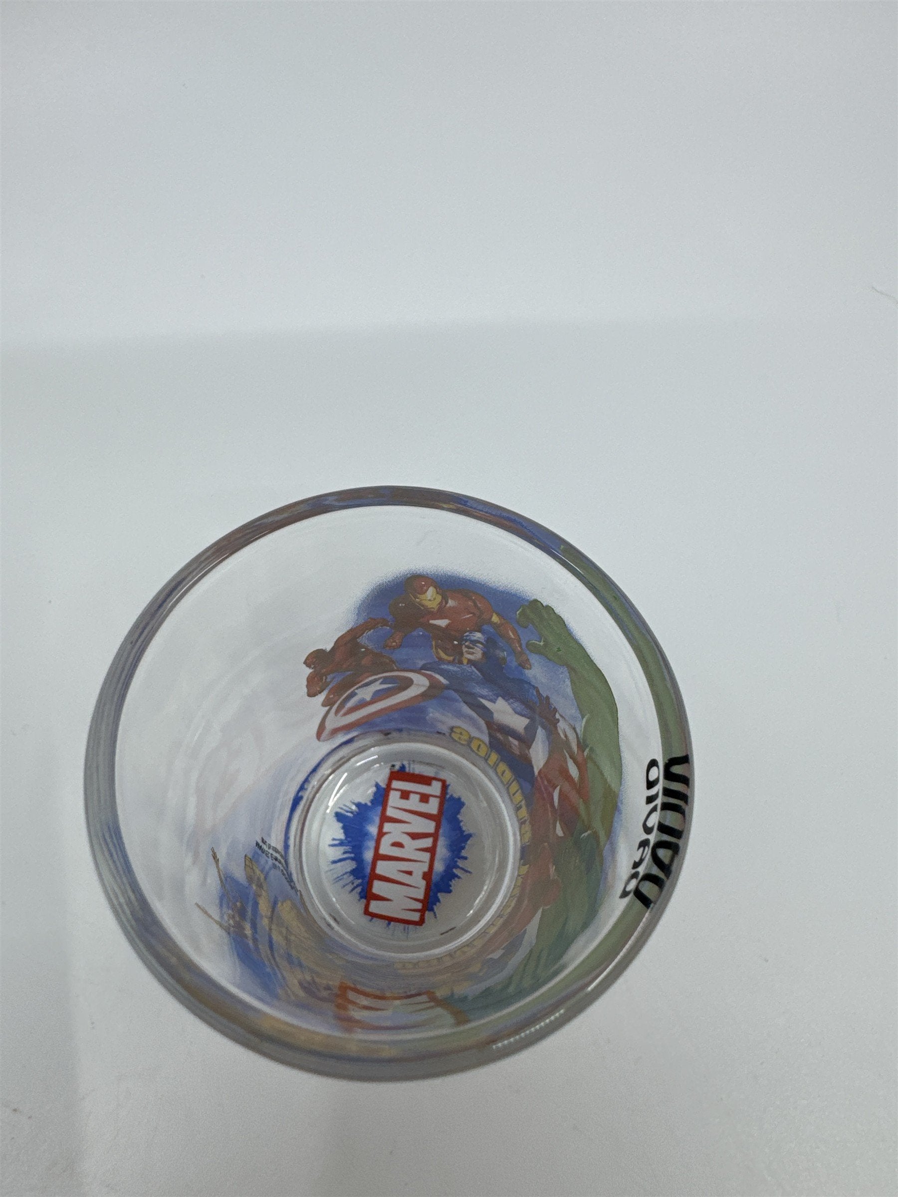 Universal Studios Marvel Shot Glass for David Name Printed on It