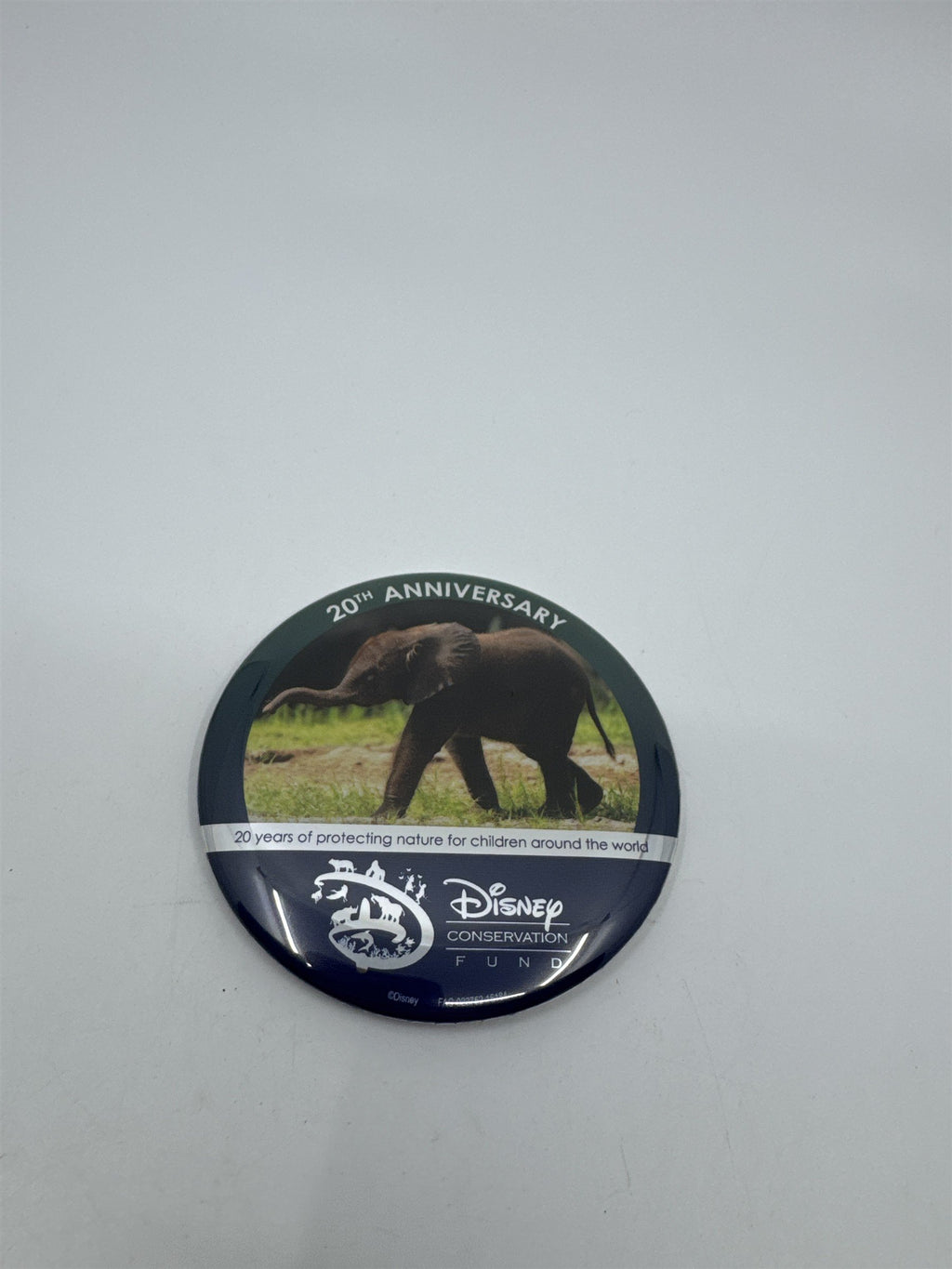 Walt Disney World 20th Anniversary Disney Conservation Fun Elephant Pin