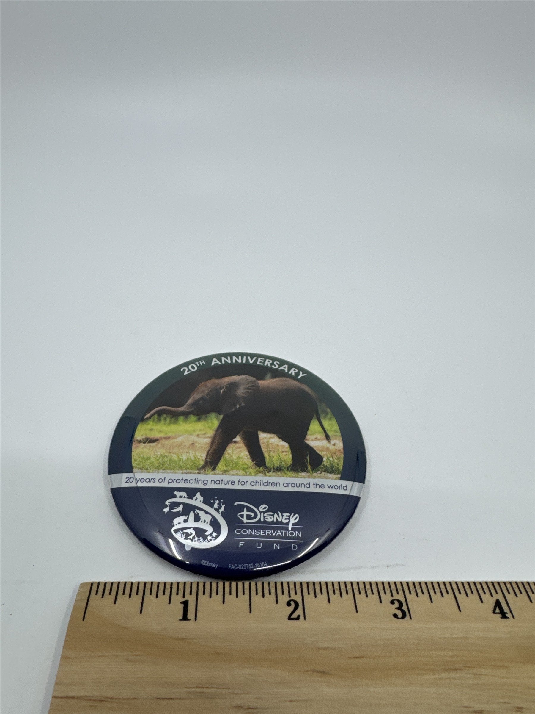 Walt Disney World 20th Anniversary Disney Conservation Fun Elephant Pin