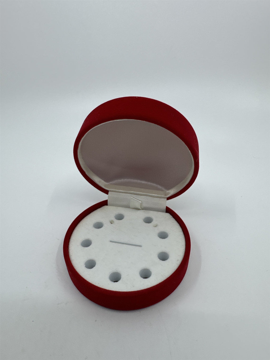 Vintage Red Felt Made in Thailand Jewelry Earring Display Gift Box