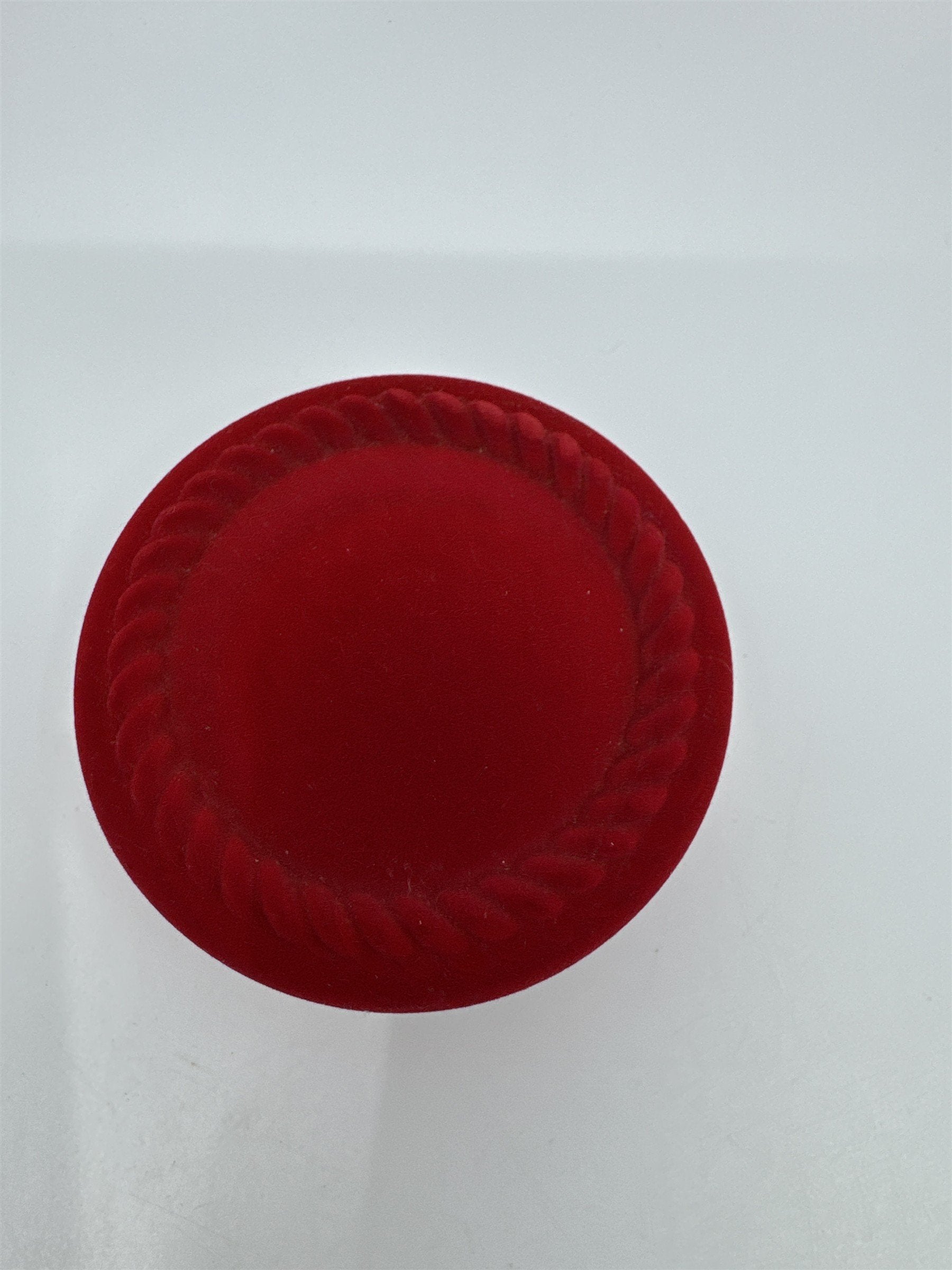 Vintage Red Felt Made in Thailand Jewelry Earring Display Gift Box