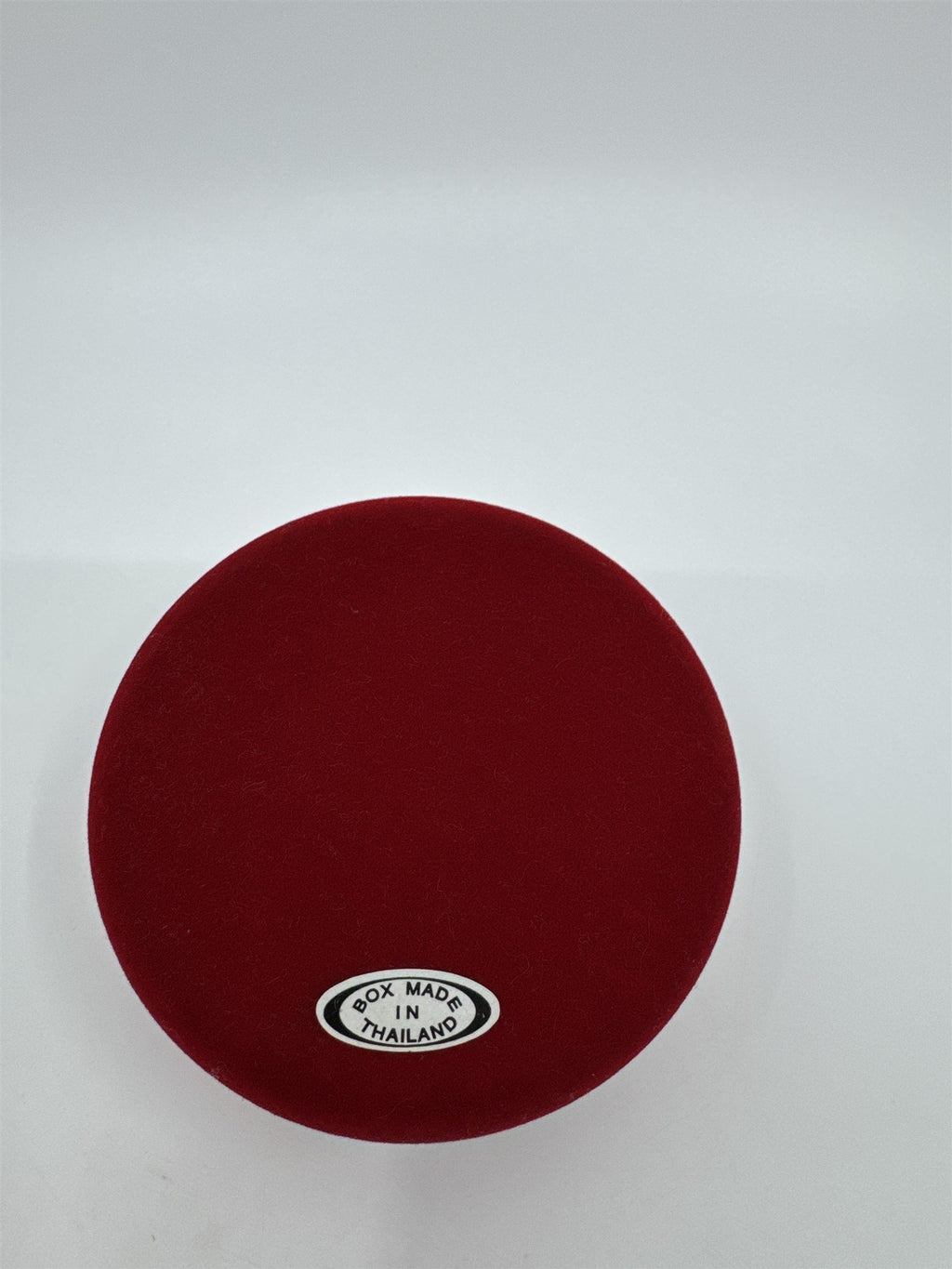 Vintage Red Felt Made in Thailand Jewelry Earring Display Gift Box