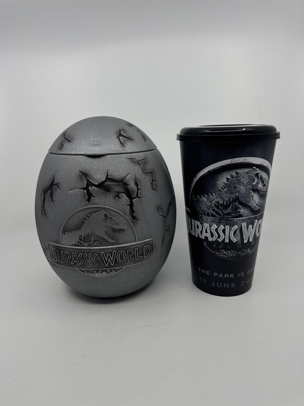 Jurassic World Popcorn Bucket Dinosaur EGG w/ Drink Cup PROMO 2015