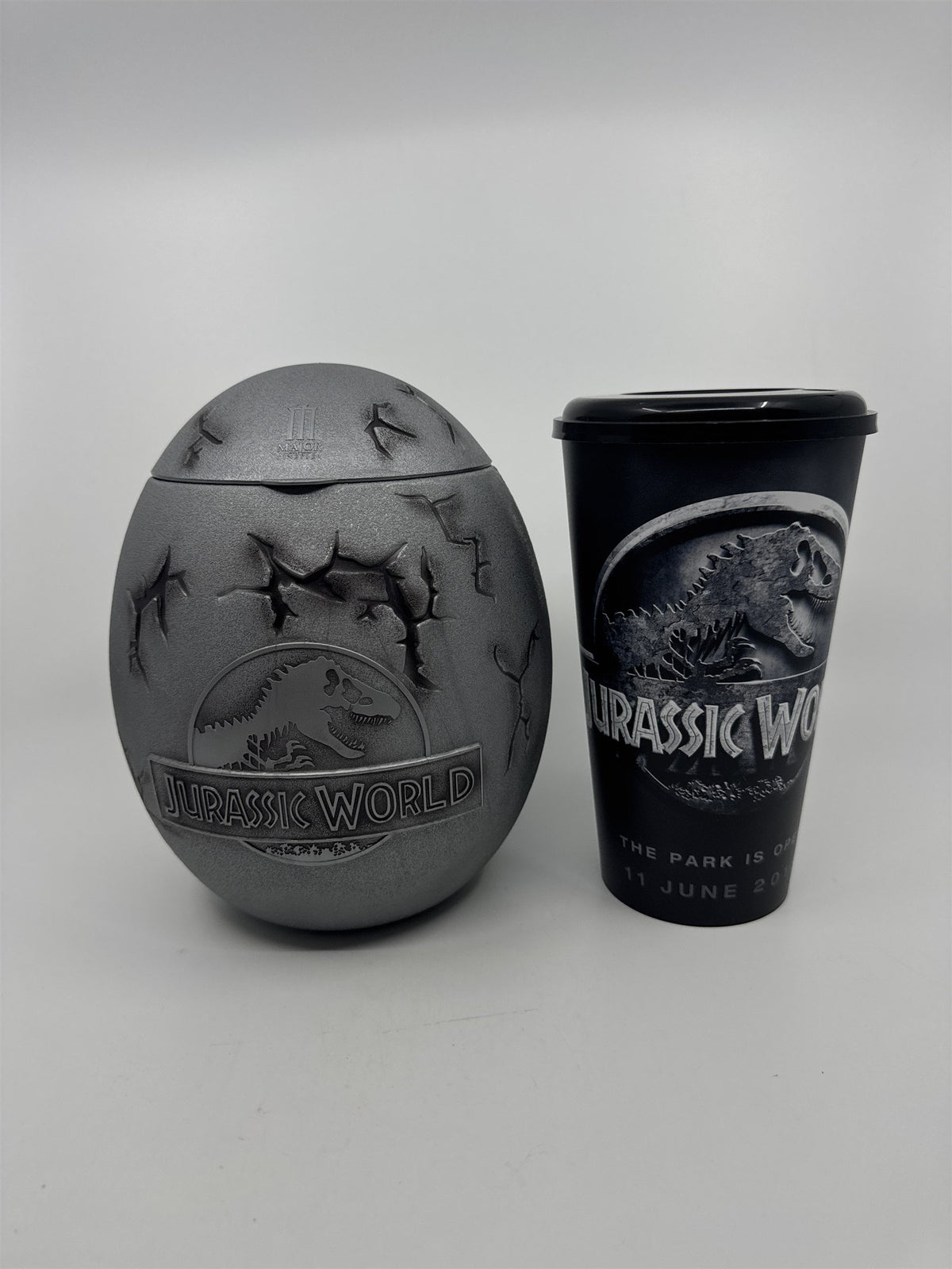 Jurassic World Popcorn Bucket Dinosaur EGG w/ Drink Cup PROMO 2015