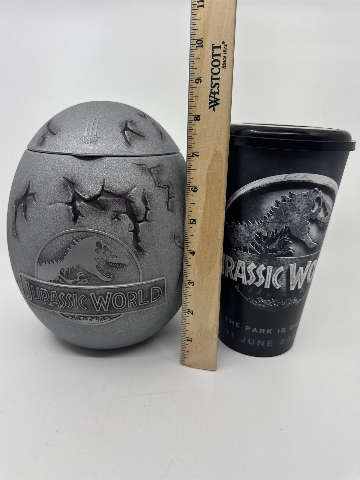 Jurassic World Popcorn Bucket Dinosaur EGG w/ Drink Cup PROMO 2015
